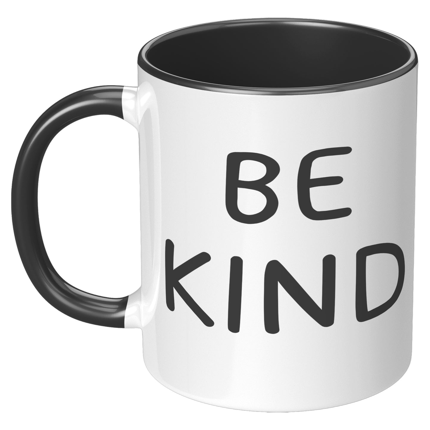 Be Kind Coffee 11oz Accent Mug, Coffee Drinker Gift, Inspirational Coffee Mug