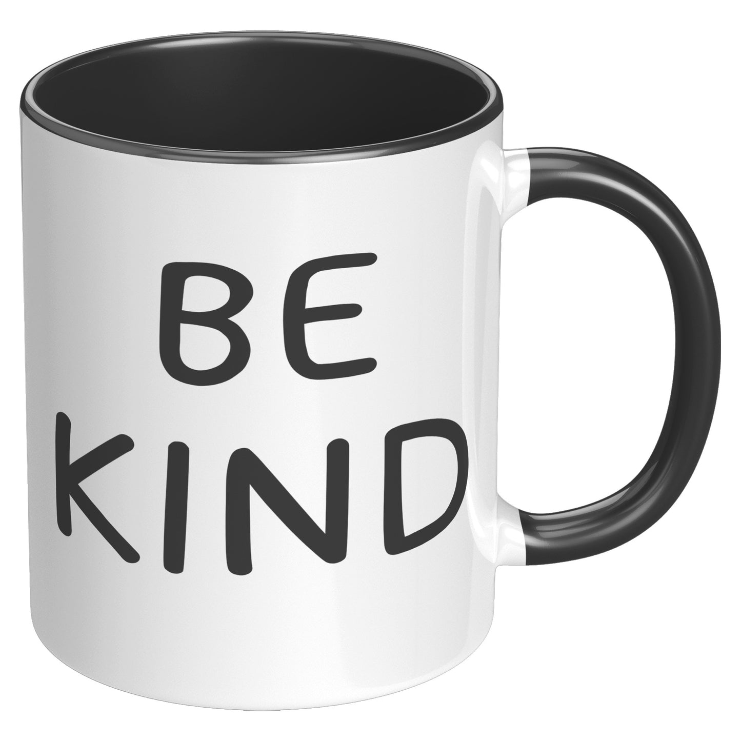 Be Kind Coffee 11oz Accent Mug, Coffee Drinker Gift, Inspirational Coffee Mug