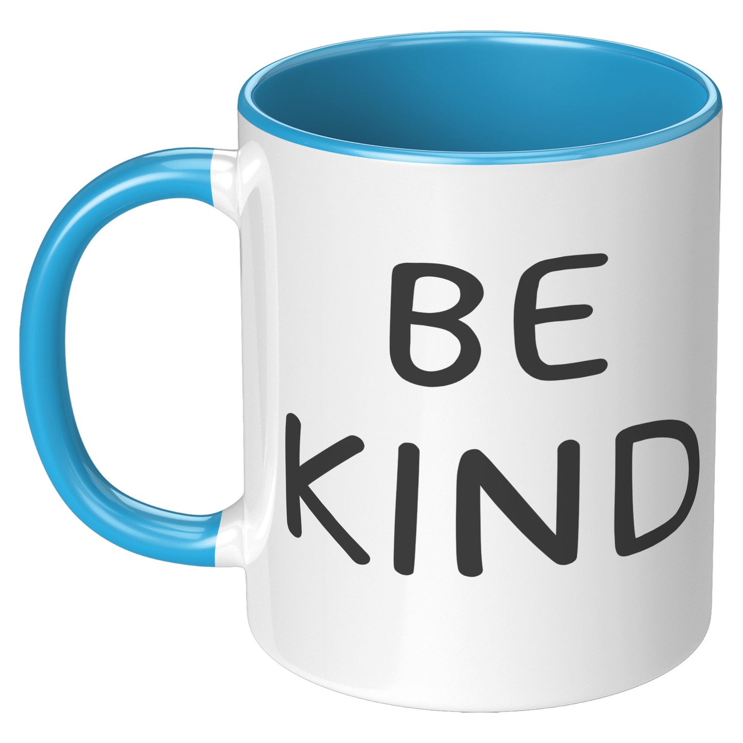 Be Kind Coffee 11oz Accent Mug, Coffee Drinker Gift, Inspirational Coffee Mug