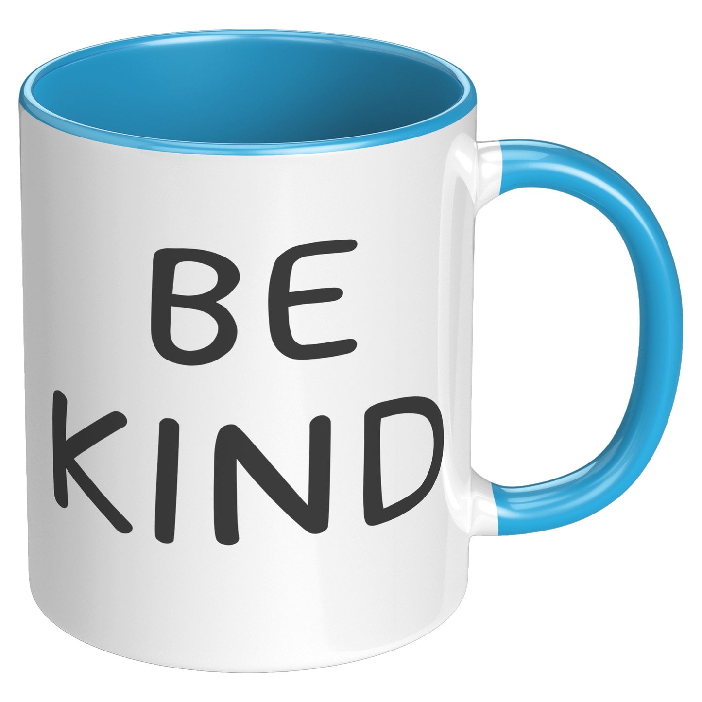 Be Kind Coffee 11oz Accent Mug, Coffee Drinker Gift, Inspirational Coffee Mug