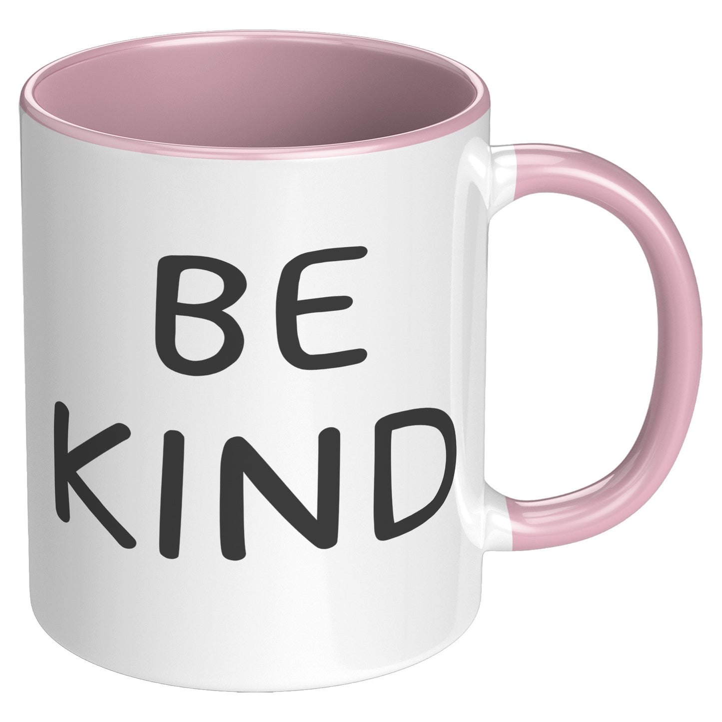 Be Kind Coffee 11oz Accent Mug, Coffee Drinker Gift, Inspirational Coffee Mug