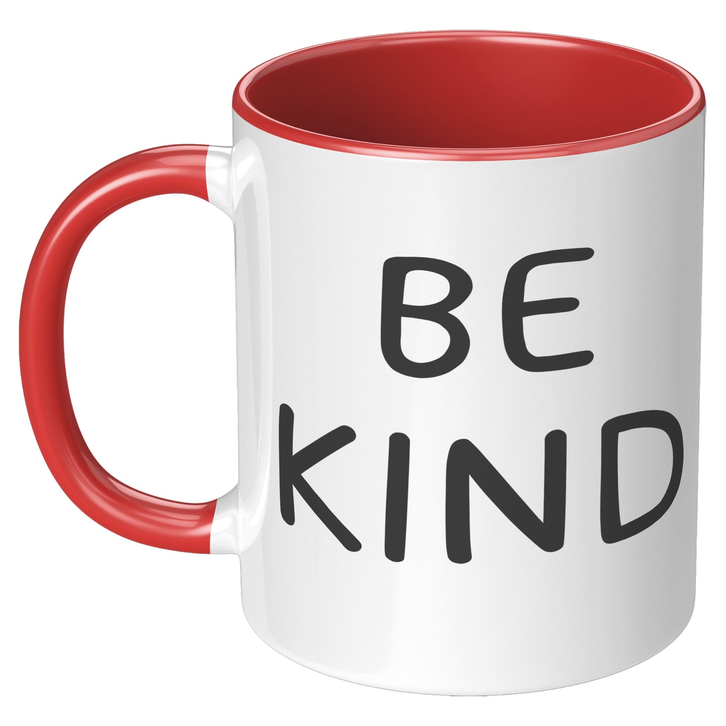 Be Kind Coffee 11oz Accent Mug, Coffee Drinker Gift, Inspirational Coffee Mug