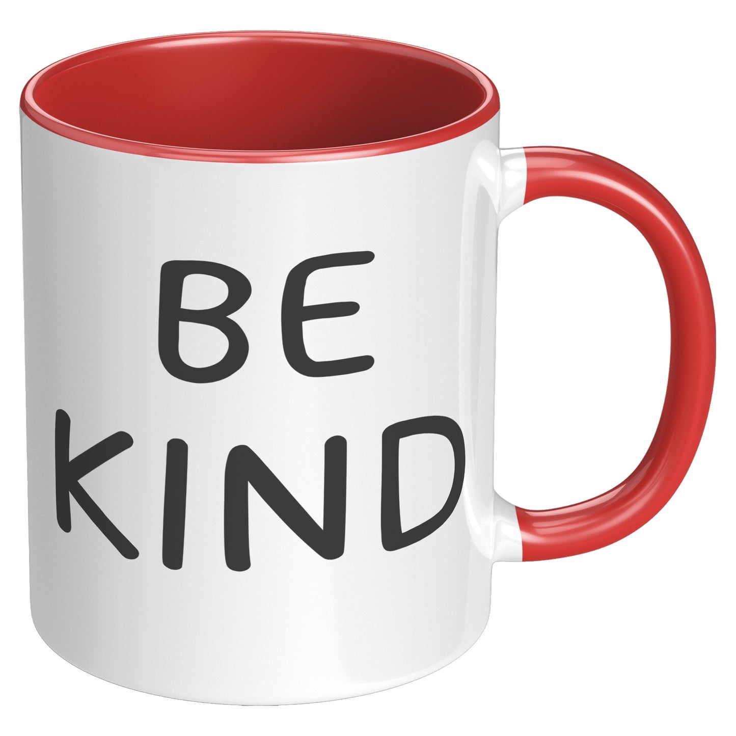 Be Kind Coffee 11oz Accent Mug, Coffee Drinker Gift, Inspirational Coffee Mug