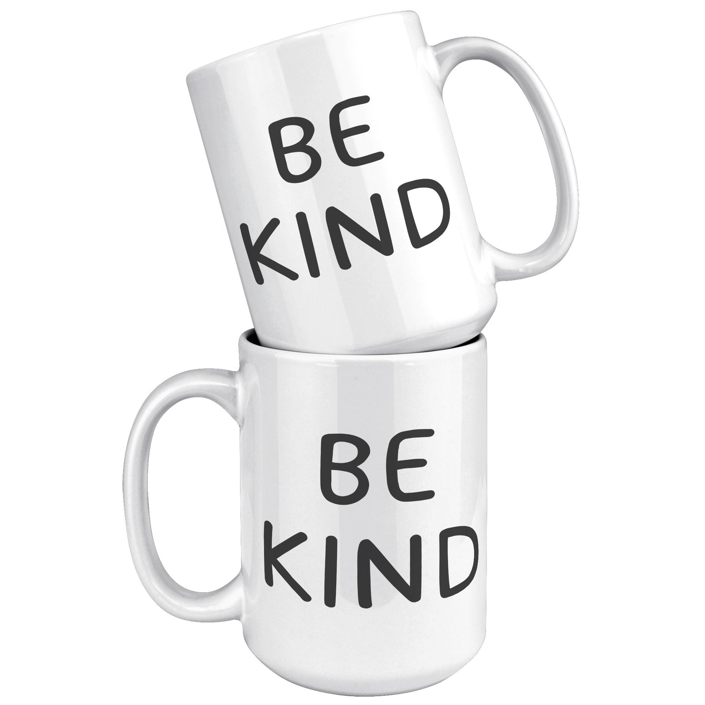Be Kind Coffee 15oz Mug, Coffee Drinker Gift, Inspirational Coffee Mug
