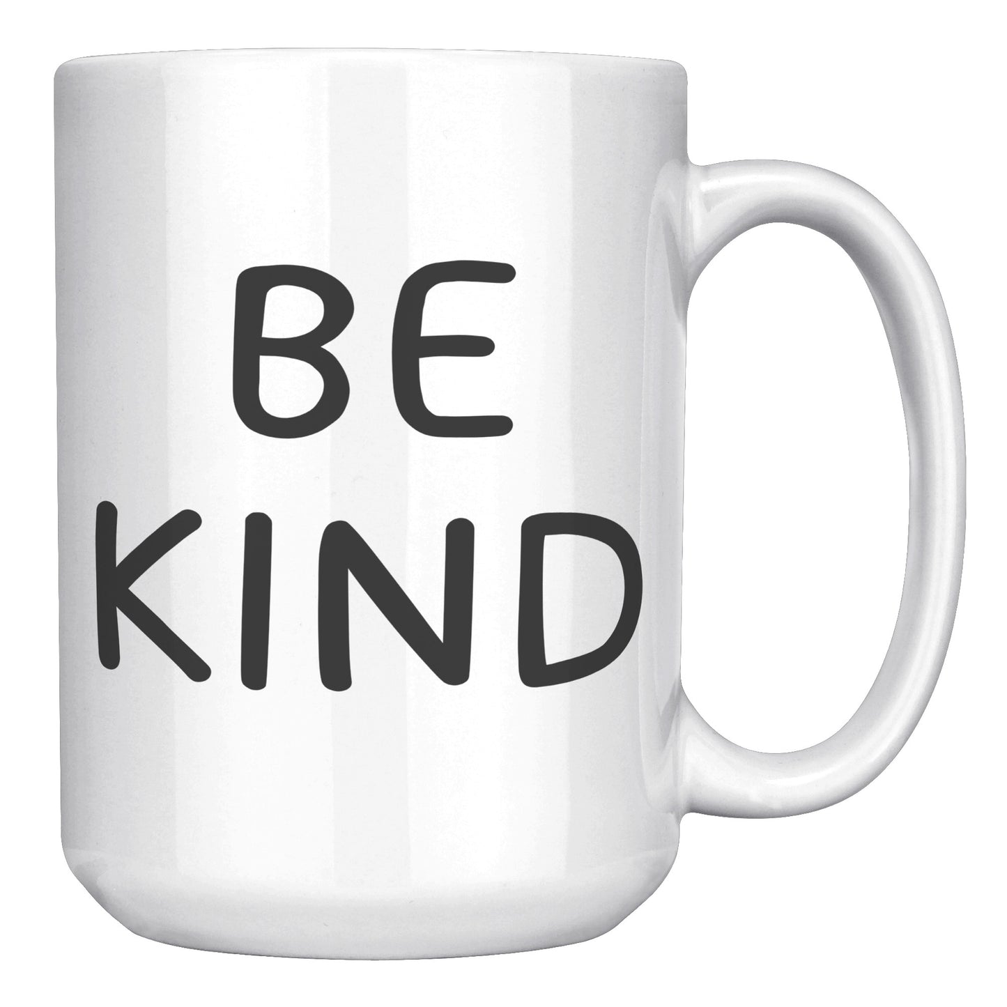 Be Kind Coffee 15oz Mug, Coffee Drinker Gift, Inspirational Coffee Mug
