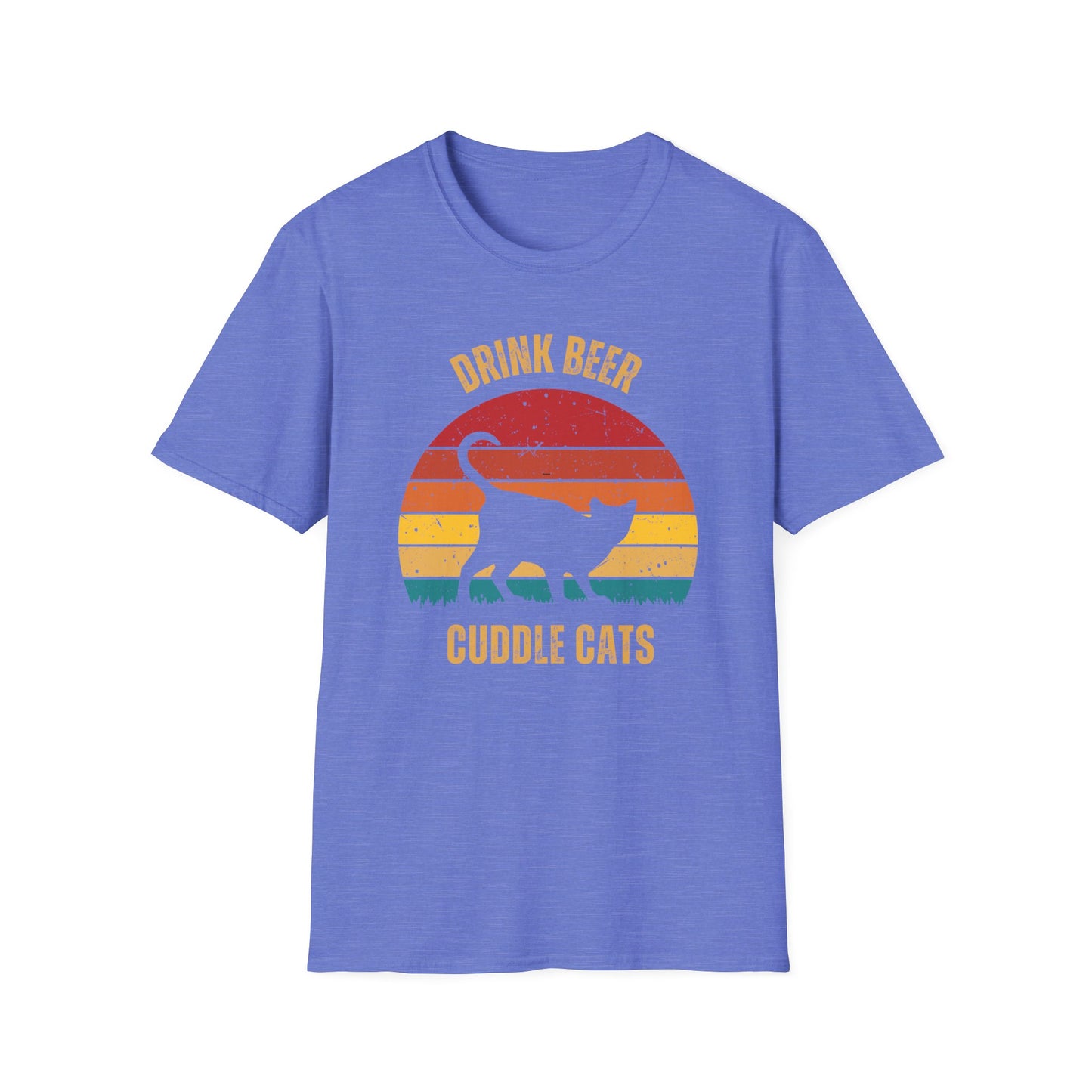 Drink Beer Cuddle Cats, Beer Drinking, Beer Lover Gift, Funny Cat Shirt, Cat Lover Gift, Cat T-Shirt, Cats, Beer, Boyfriend Gift, Girlfriend Gift