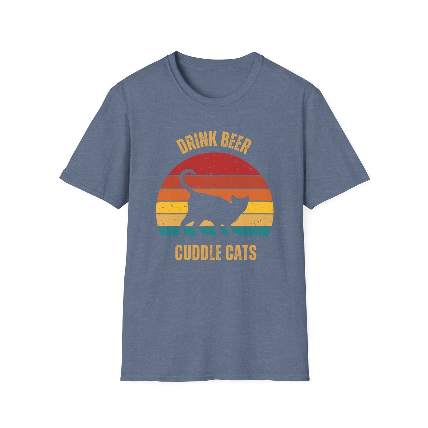Drink Beer Cuddle Cats, Beer Drinking, Beer Lover Gift, Funny Cat Shirt, Cat Lover Gift, Cat T-Shirt, Cats, Beer, Boyfriend Gift, Girlfriend Gift