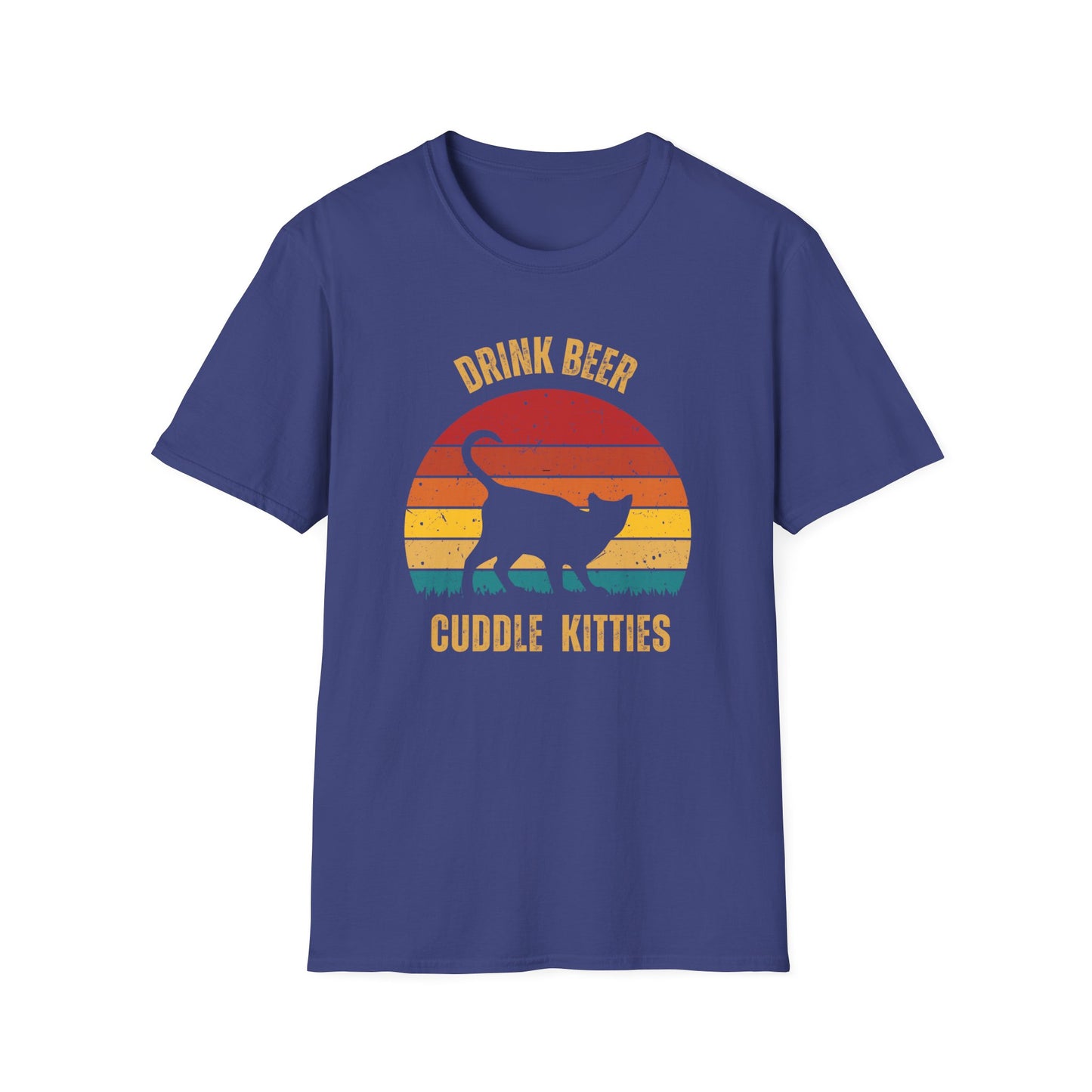 Drink Beer Cuddle Kitties, Beer Drinking, Beer Lover Gift, Funny Cat Shirt, Cat Lover Gift, Cat T-Shirt, Pet Cat Tee, Cat Mom, Boyfriend Gift, Girlfriend Gift