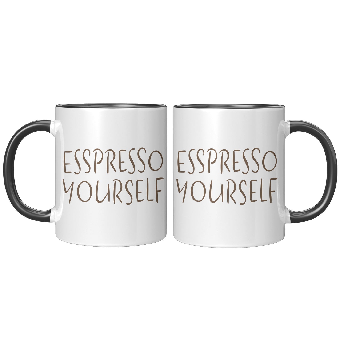Espresso Yourself 11oz Accent Mug, Coffee Drinker Gift, Espresso Lover Gift