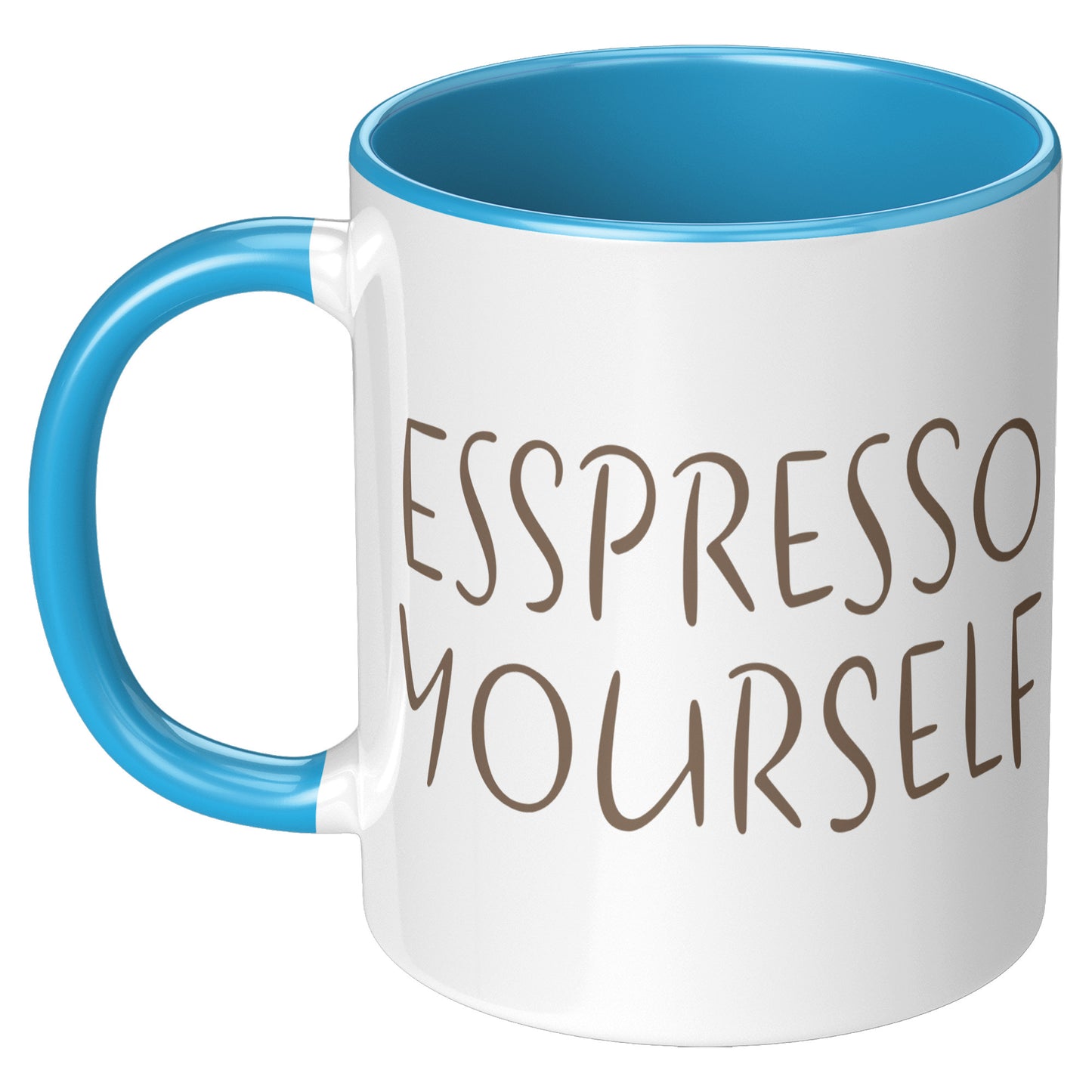 Espresso Yourself 11oz Accent Mug, Coffee Drinker Gift, Espresso Lover Gift
