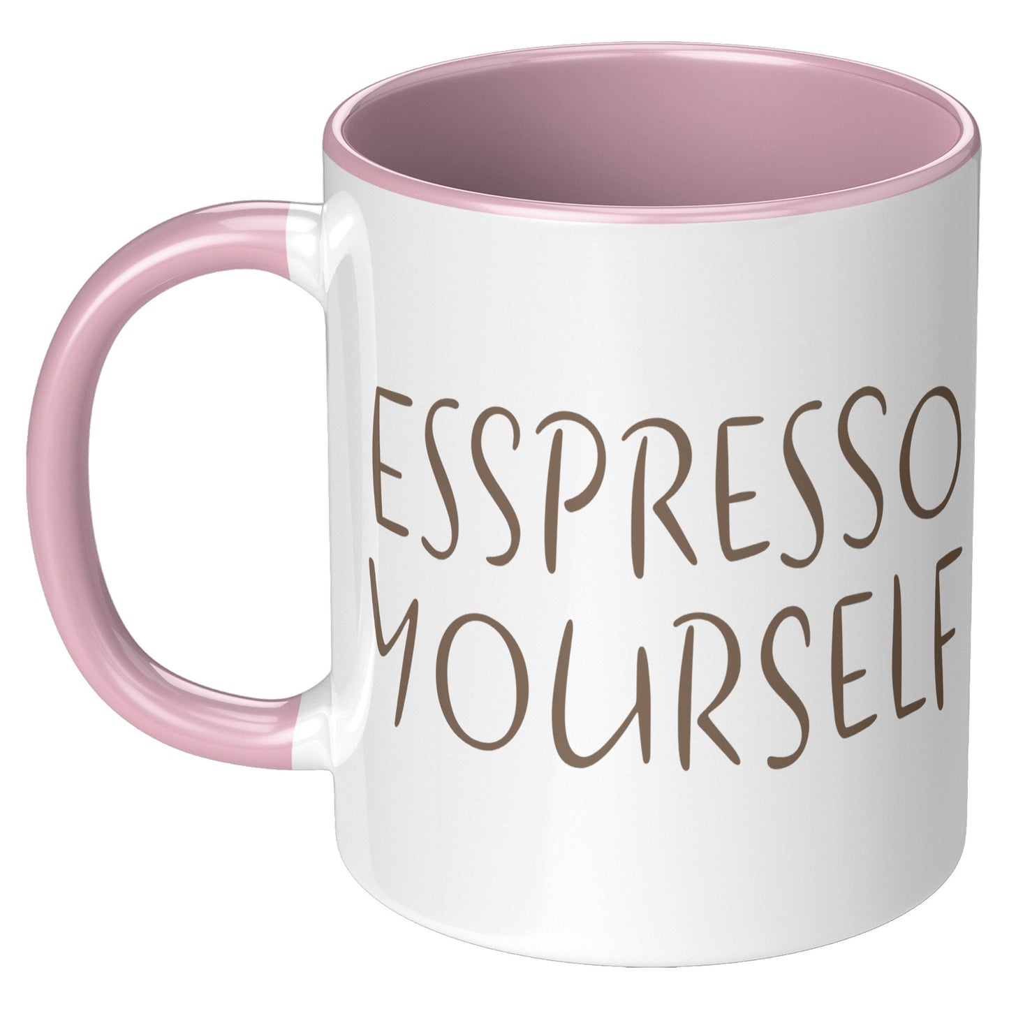 Espresso Yourself 11oz Accent Mug, Coffee Drinker Gift, Espresso Lover Gift