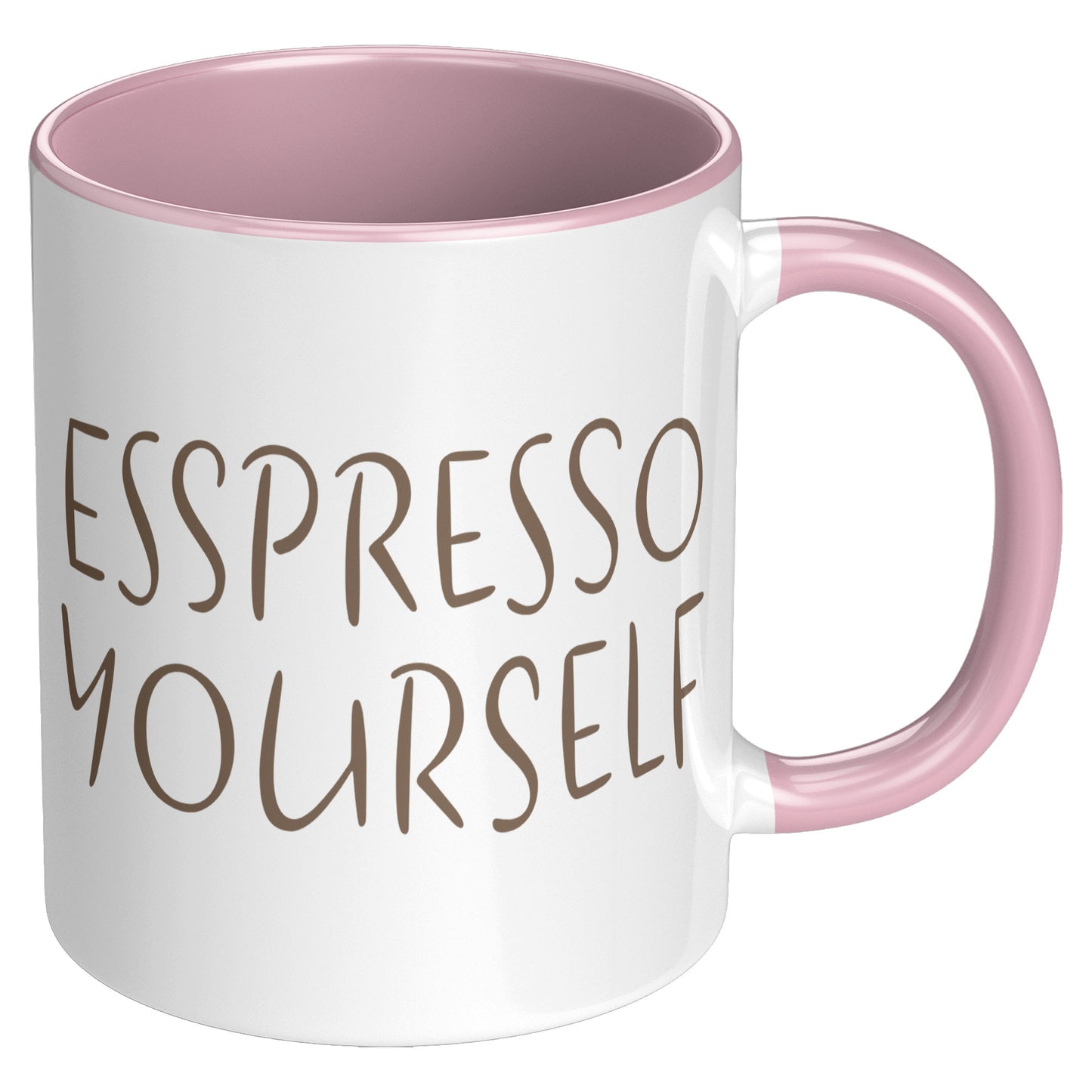 Espresso Yourself 11oz Accent Mug, Coffee Drinker Gift, Espresso Lover Gift