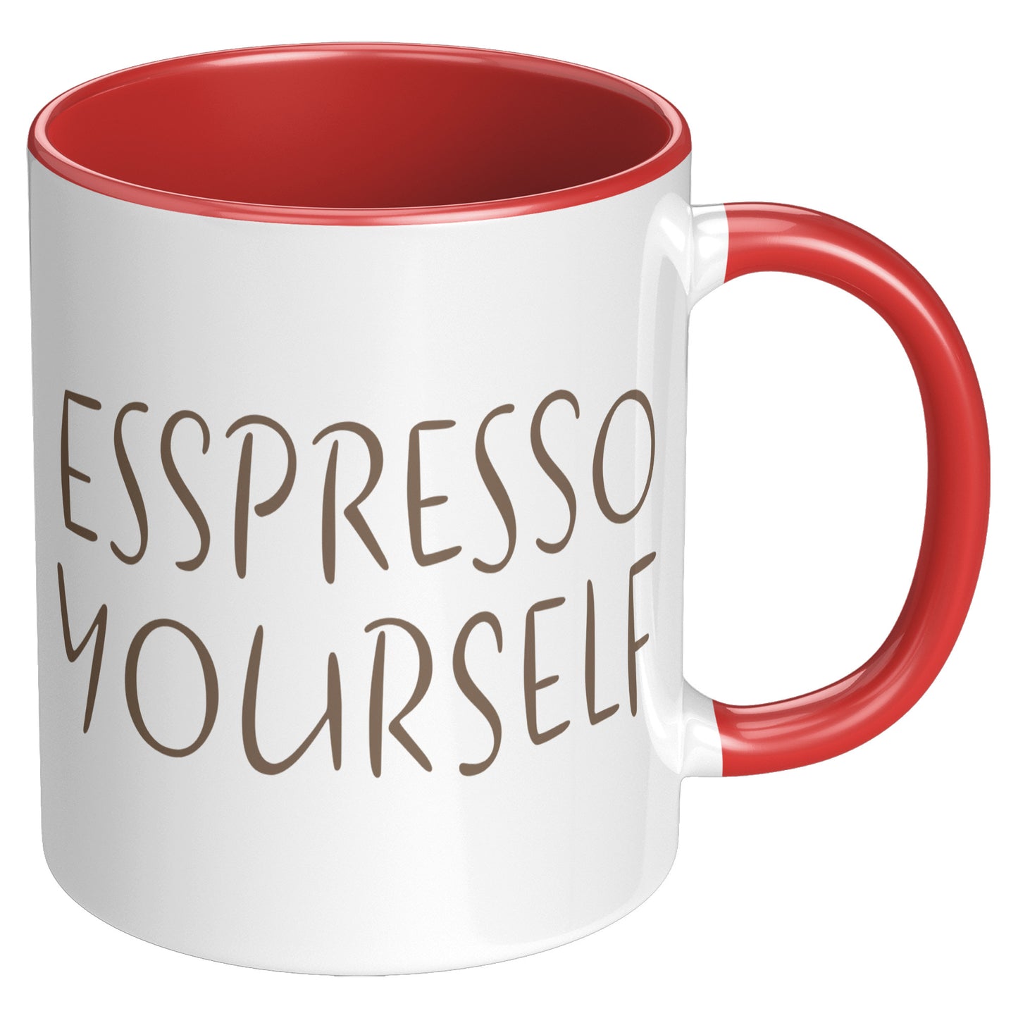 Espresso Yourself 11oz Accent Mug, Coffee Drinker Gift, Espresso Lover Gift