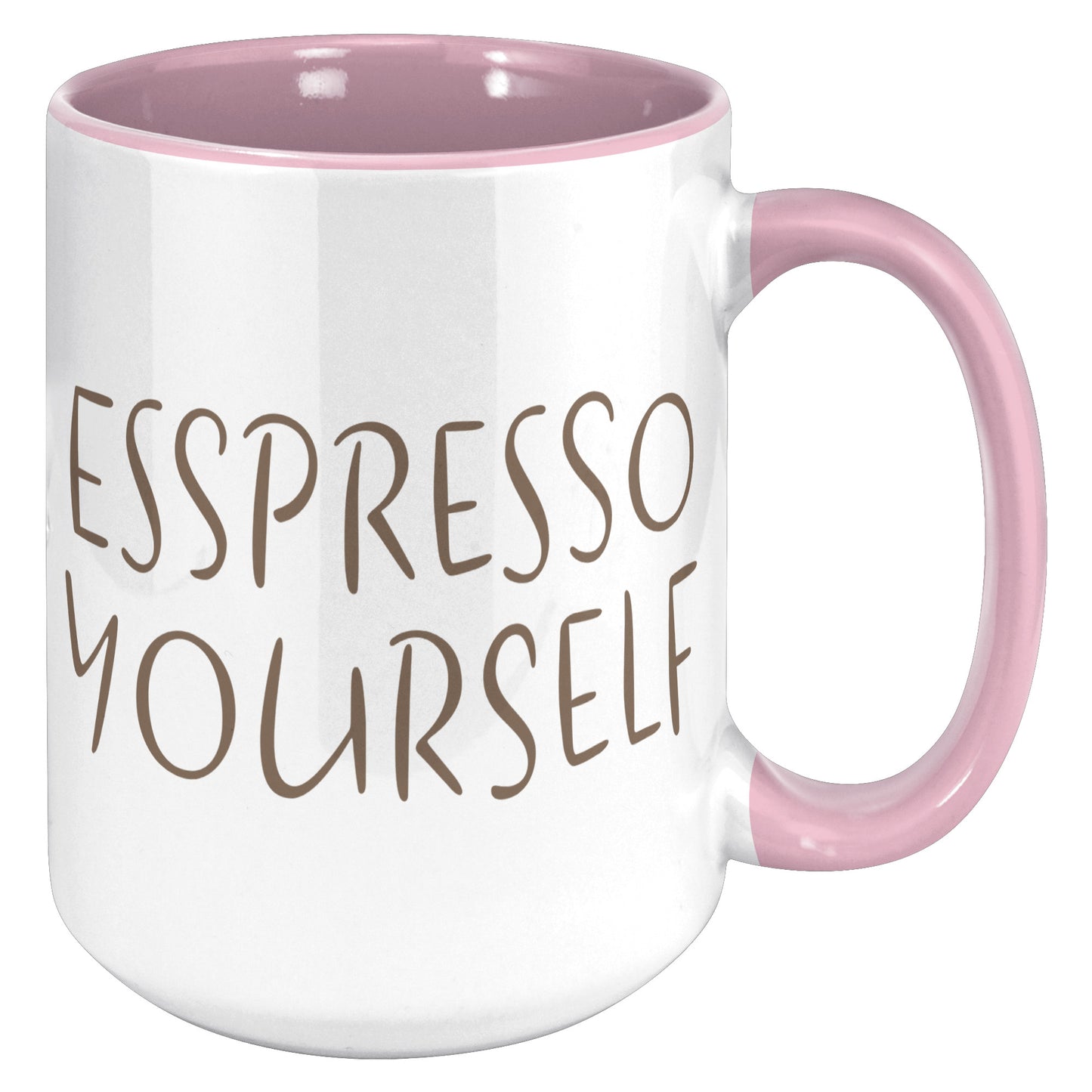 Espresso Yourself 15oz Accent Mug, Coffee Drinker Gift, Espresso Lover Gift