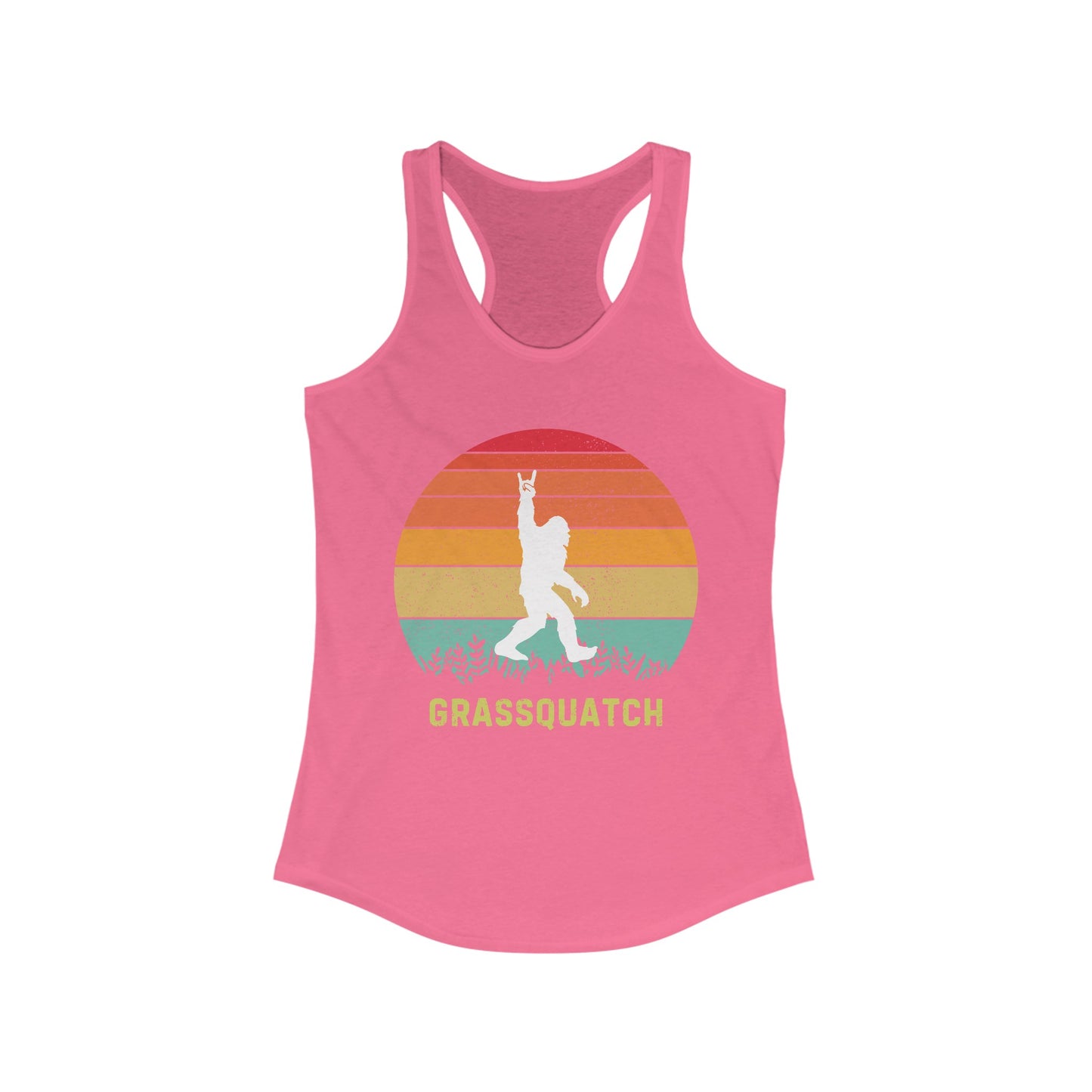 Grassquatch Racerback Tank Top, Bluegrass Tank Top, Sasquatch Lover Gift, Funny Sweatshirt, Music Lover Gift