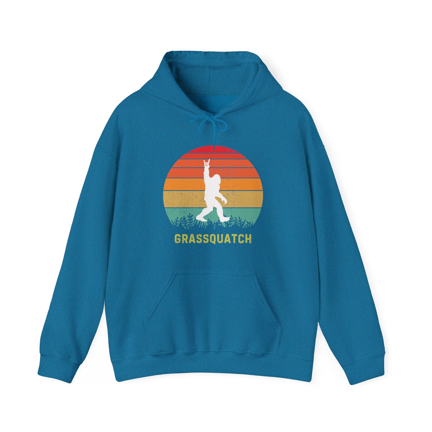 Grassquatch Unisex Heavy Blend™ Hoodie Sweatshirt, Bluegrass Hoodie, Sasquatch Lover Gift, Funny Sweatshirt, Music Lover Gift