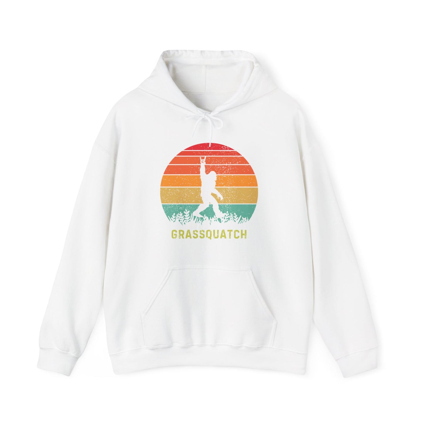 Grassquatch Unisex Heavy Blend™ Hoodie Sweatshirt, Bluegrass Hoodie, Sasquatch Lover Gift, Funny Sweatshirt, Music Lover Gift