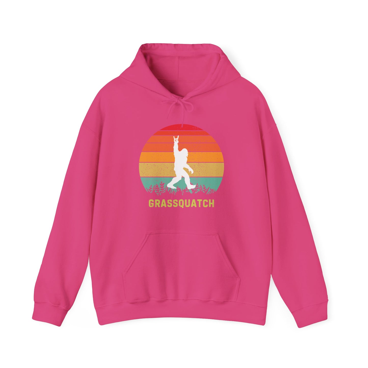 Grassquatch Unisex Heavy Blend™ Hoodie Sweatshirt, Bluegrass Hoodie, Sasquatch Lover Gift, Funny Sweatshirt, Music Lover Gift