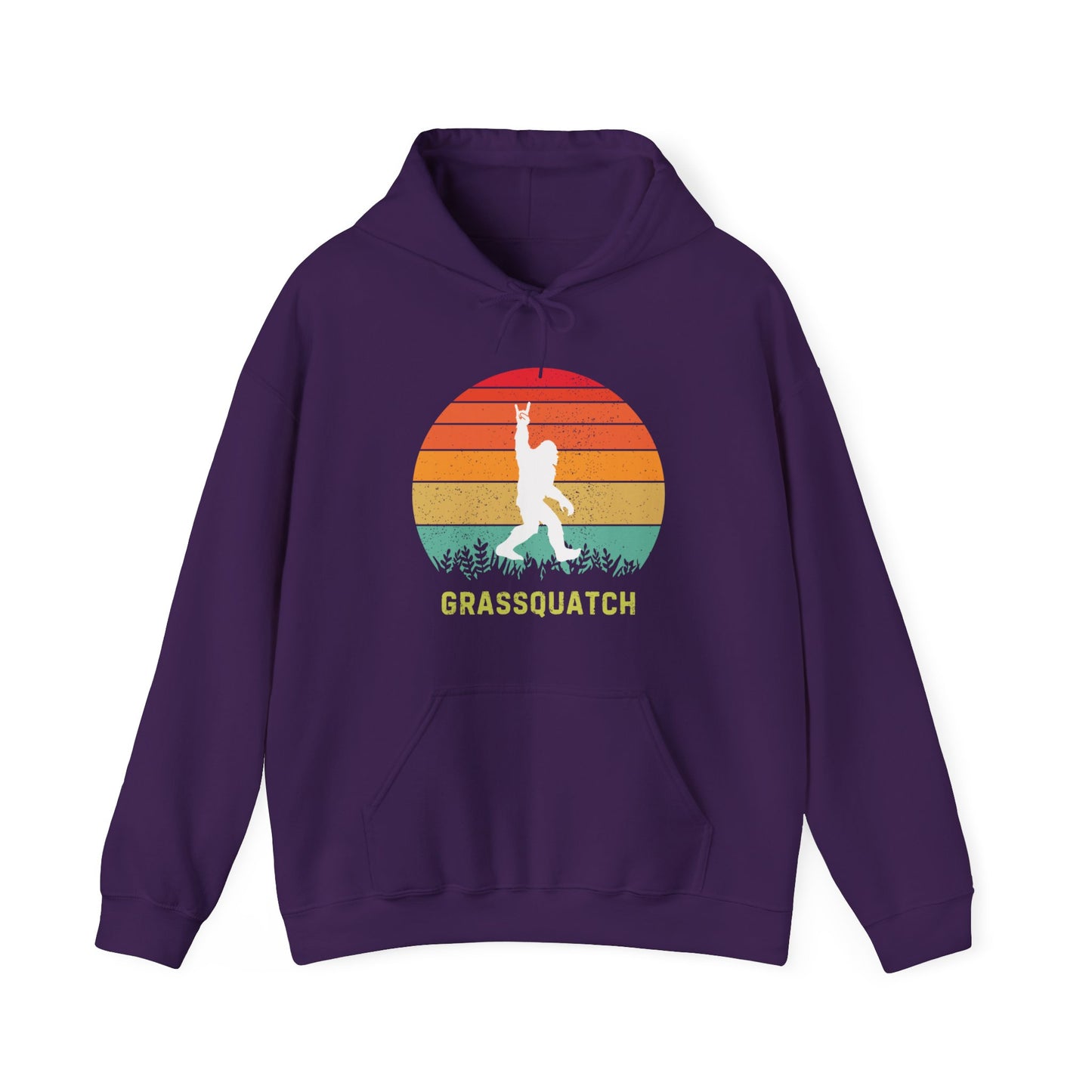 Grassquatch Unisex Heavy Blend™ Hoodie Sweatshirt, Bluegrass Hoodie, Sasquatch Lover Gift, Funny Sweatshirt, Music Lover Gift