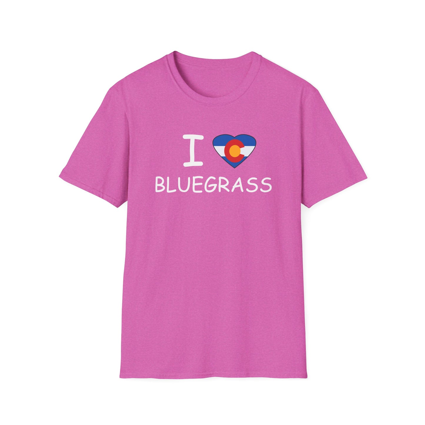 I Heart Colorado Bluegrass T-Shirt, Music Lover Gift, Festival Shirt