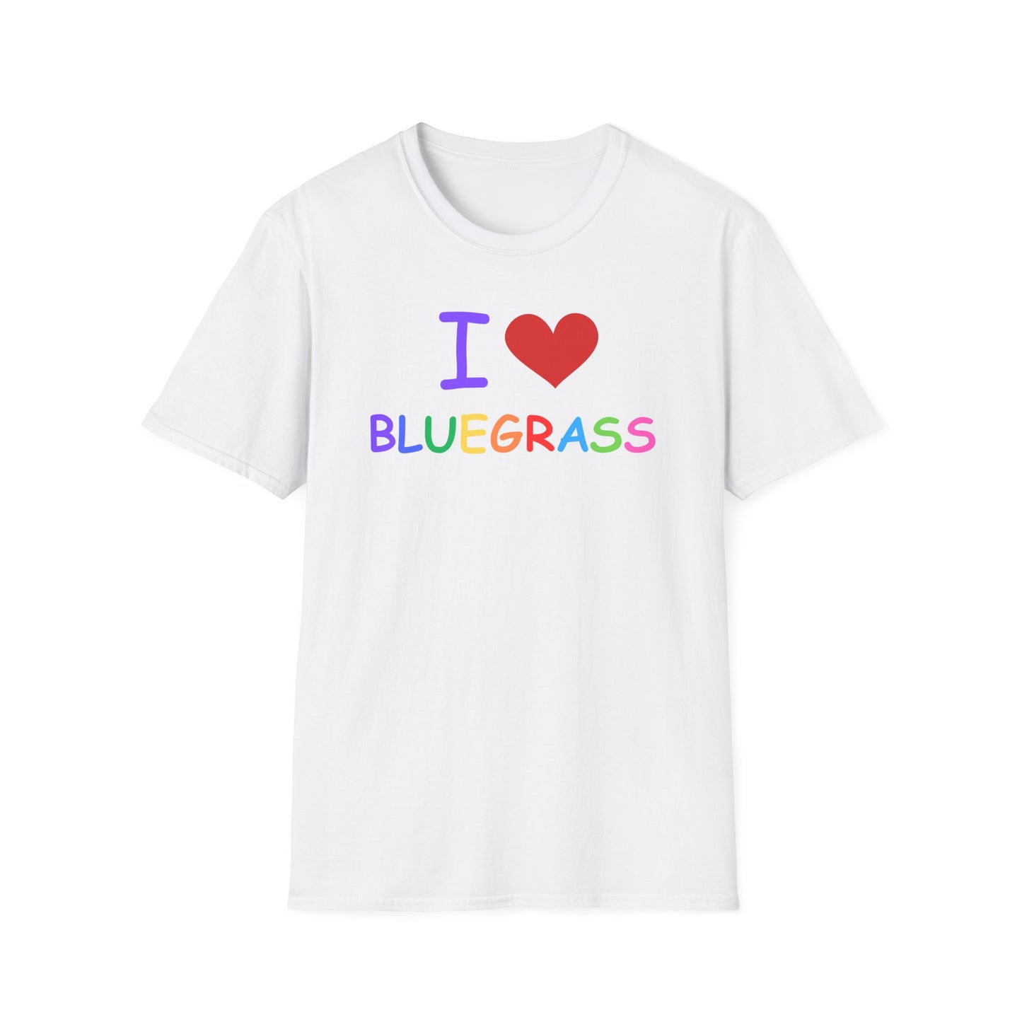 I Heart Love Bluegrass Pride T-Shirt, Music Lover Gift, Festival Shirt