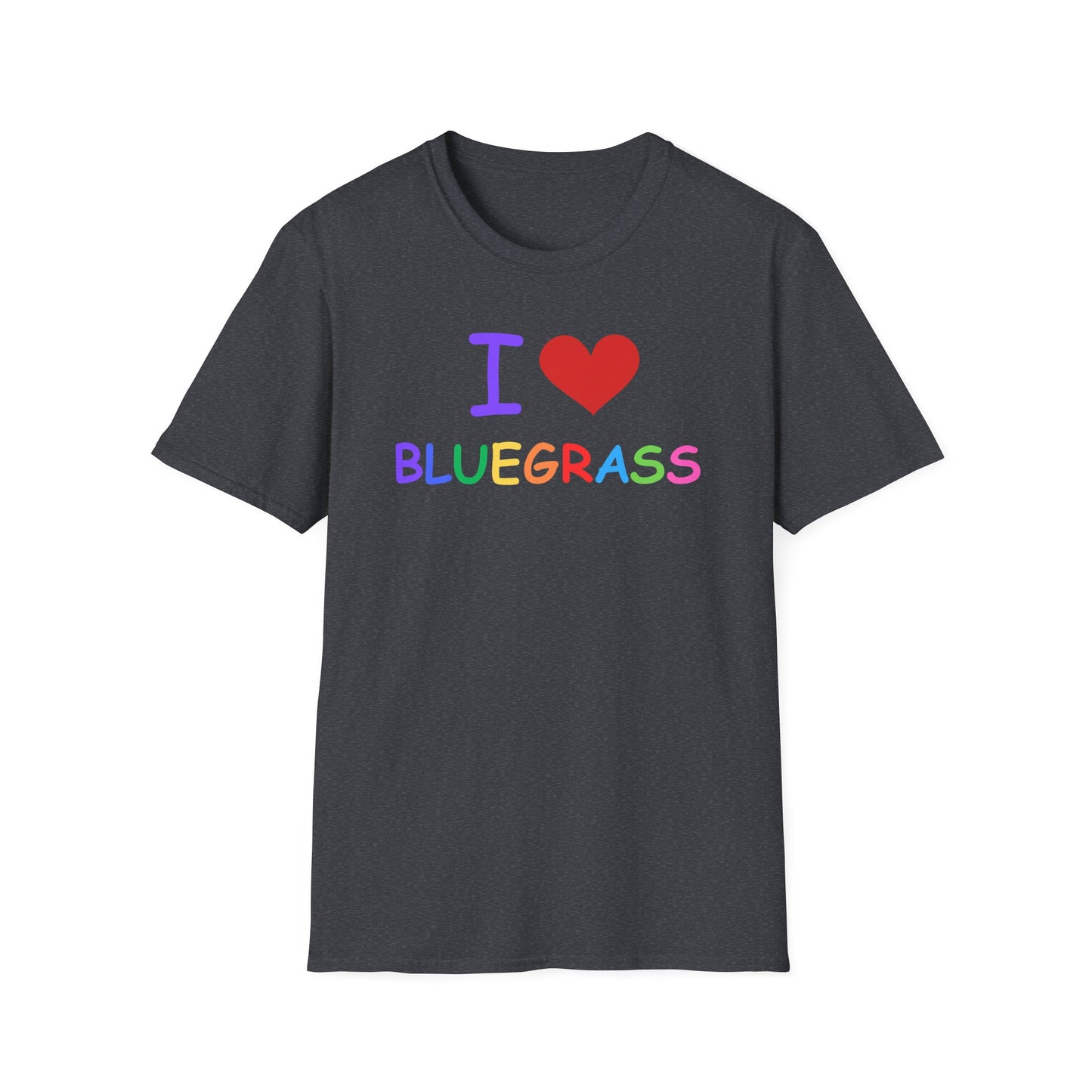I Heart Love Bluegrass Pride T-Shirt, Music Lover Gift, Festival Shirt