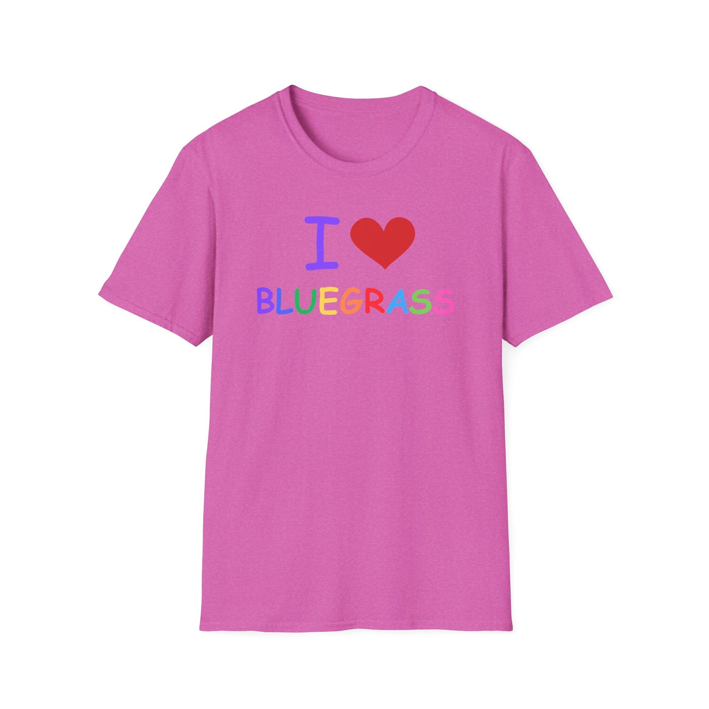 I Heart Love Bluegrass Pride T-Shirt, Music Lover Gift, Festival Shirt