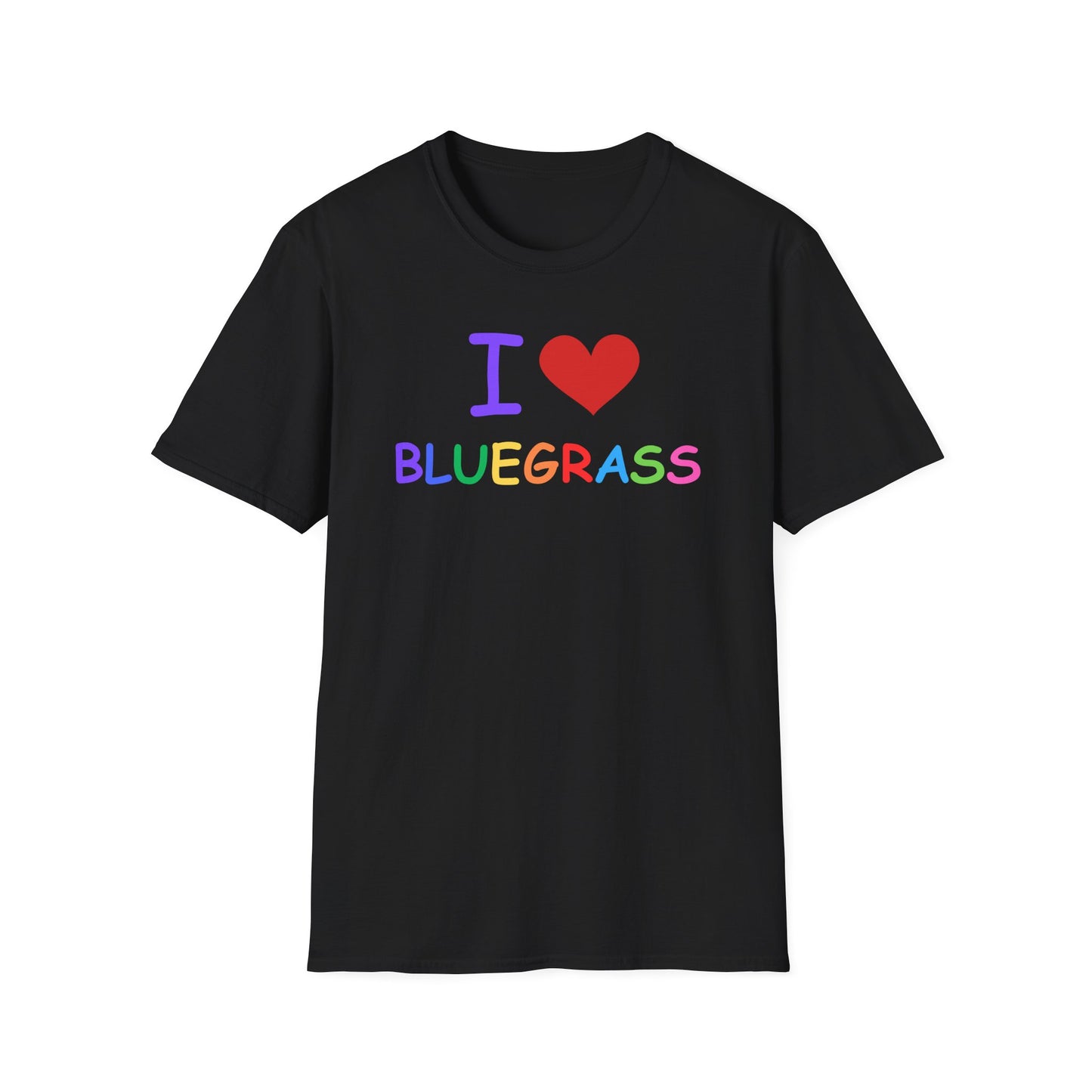 I Heart Love Bluegrass Pride T-Shirt, Music Lover Gift, Festival Shirt