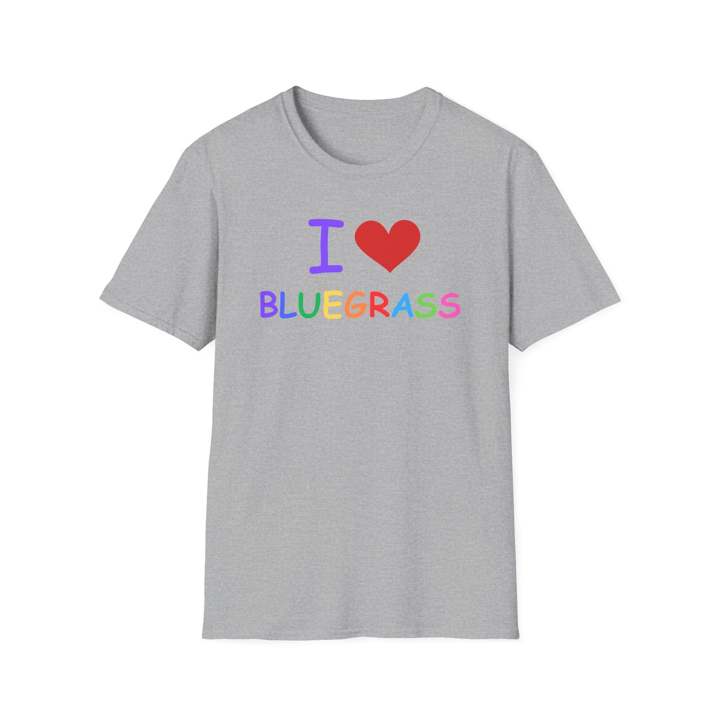 I Heart Love Bluegrass Pride T-Shirt, Music Lover Gift, Festival Shirt