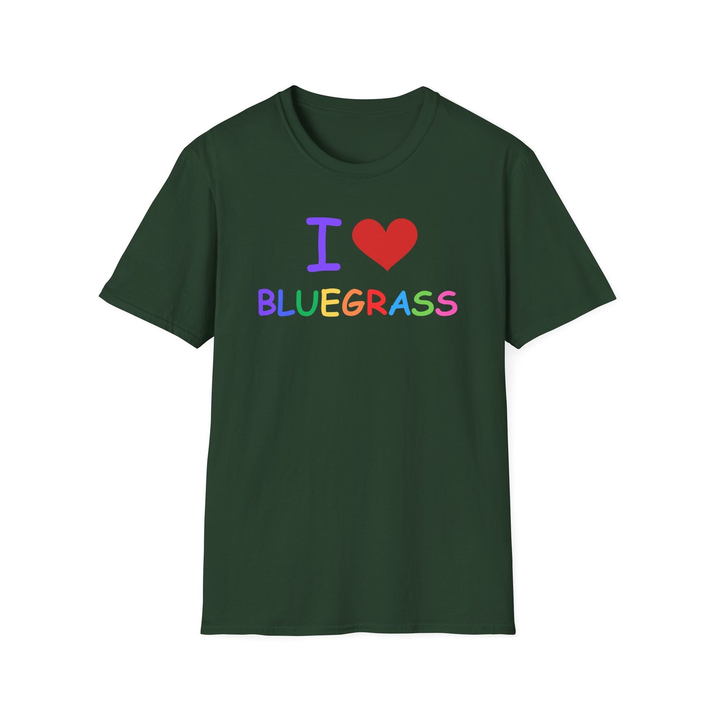 I Heart Love Bluegrass Pride T-Shirt, Music Lover Gift, Festival Shirt