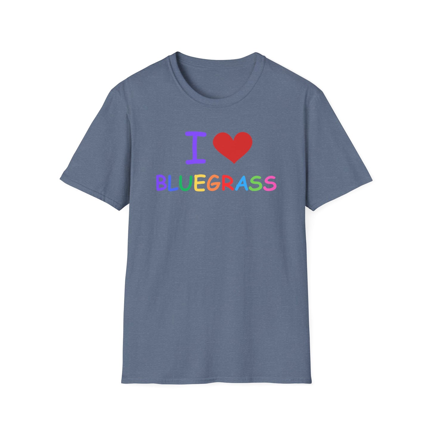 I Heart Love Bluegrass Pride T-Shirt, Music Lover Gift, Festival Shirt