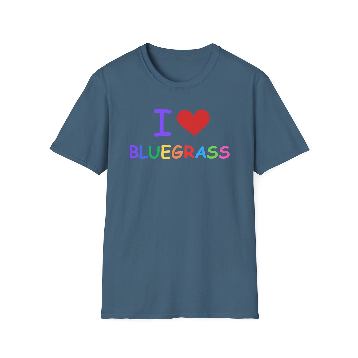 I Heart Love Bluegrass Pride T-Shirt, Music Lover Gift, Festival Shirt