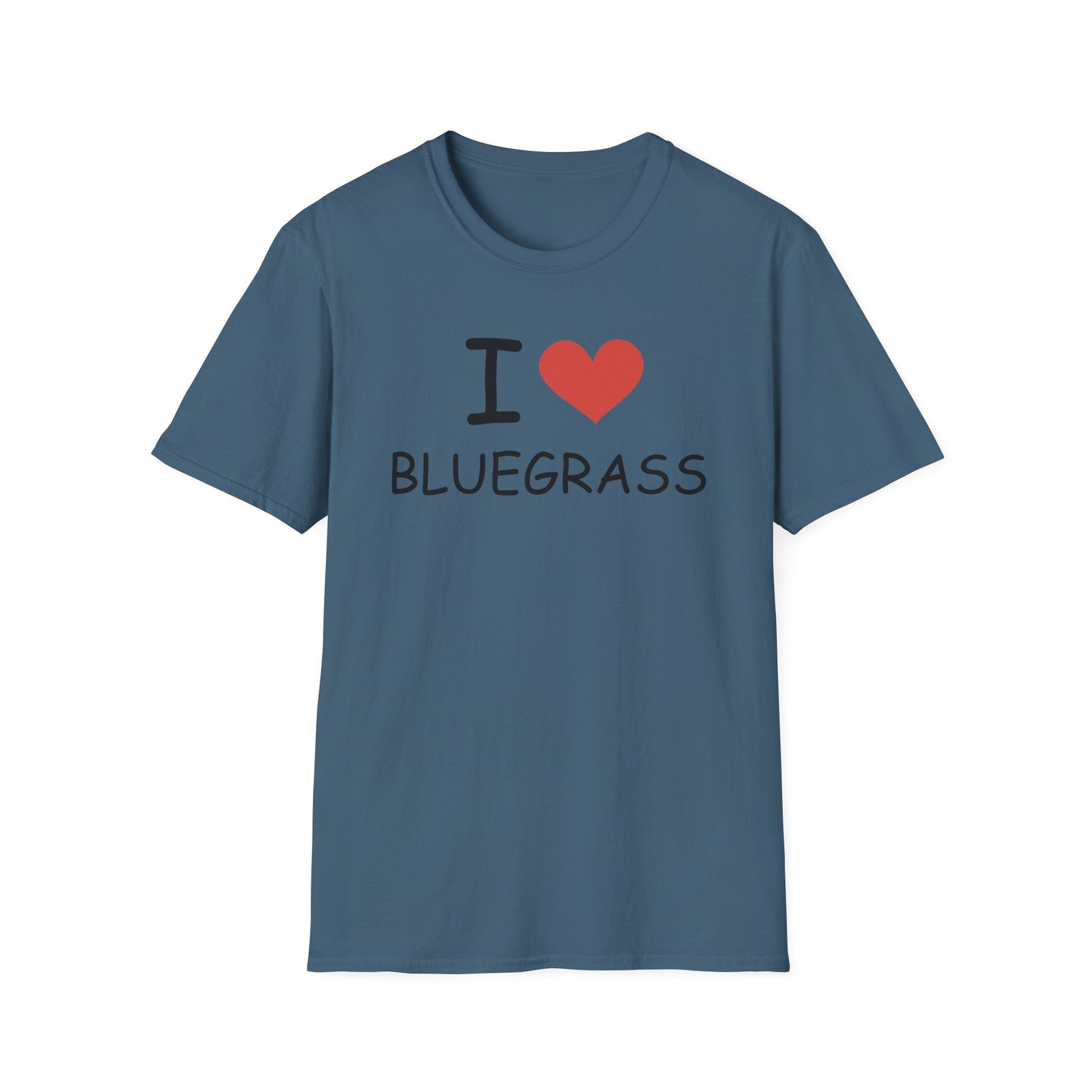 I Love Bluegrass T-Shirt, Music Lover Gift, Festival Shirt