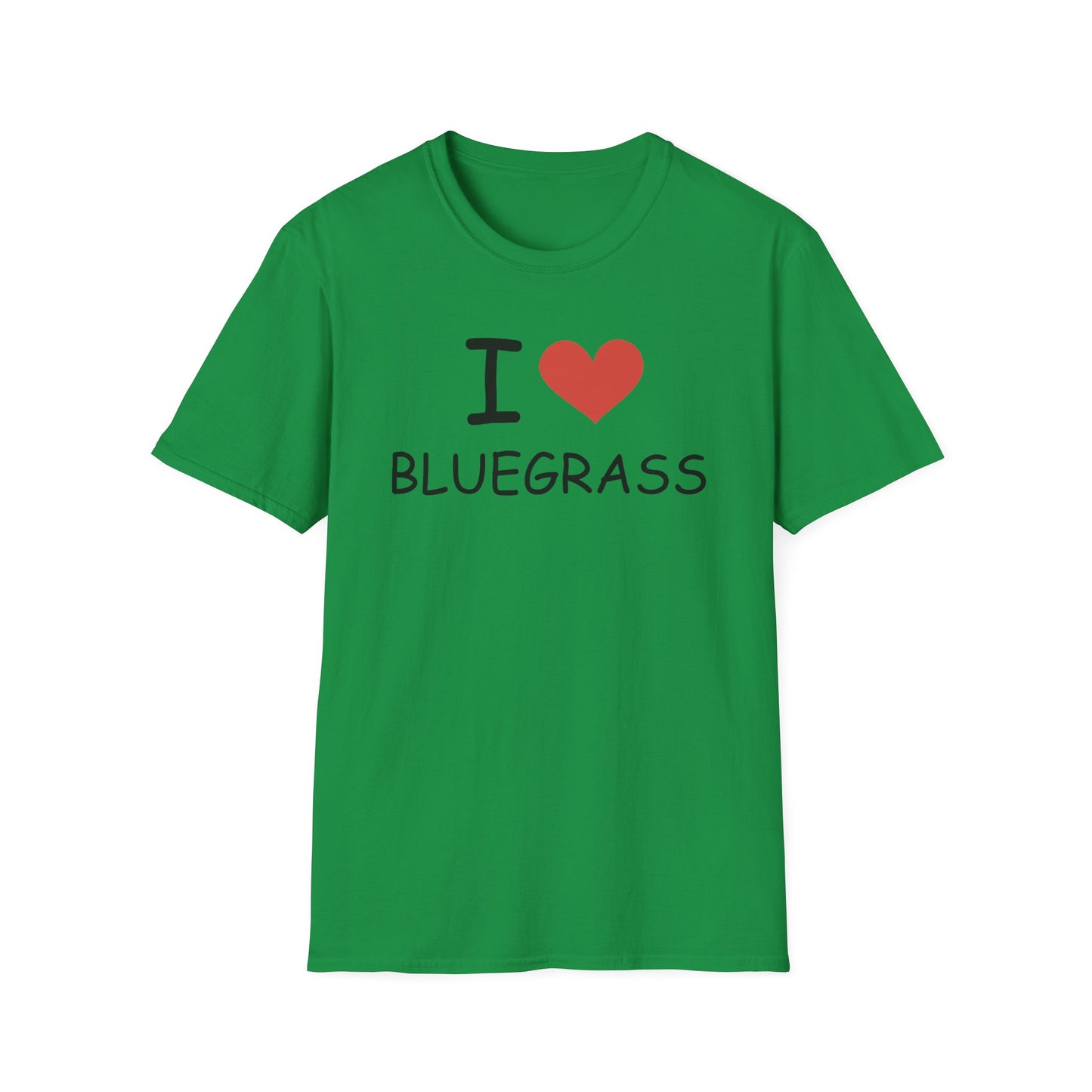 I Love Bluegrass T-Shirt, Music Lover Gift, Festival Shirt