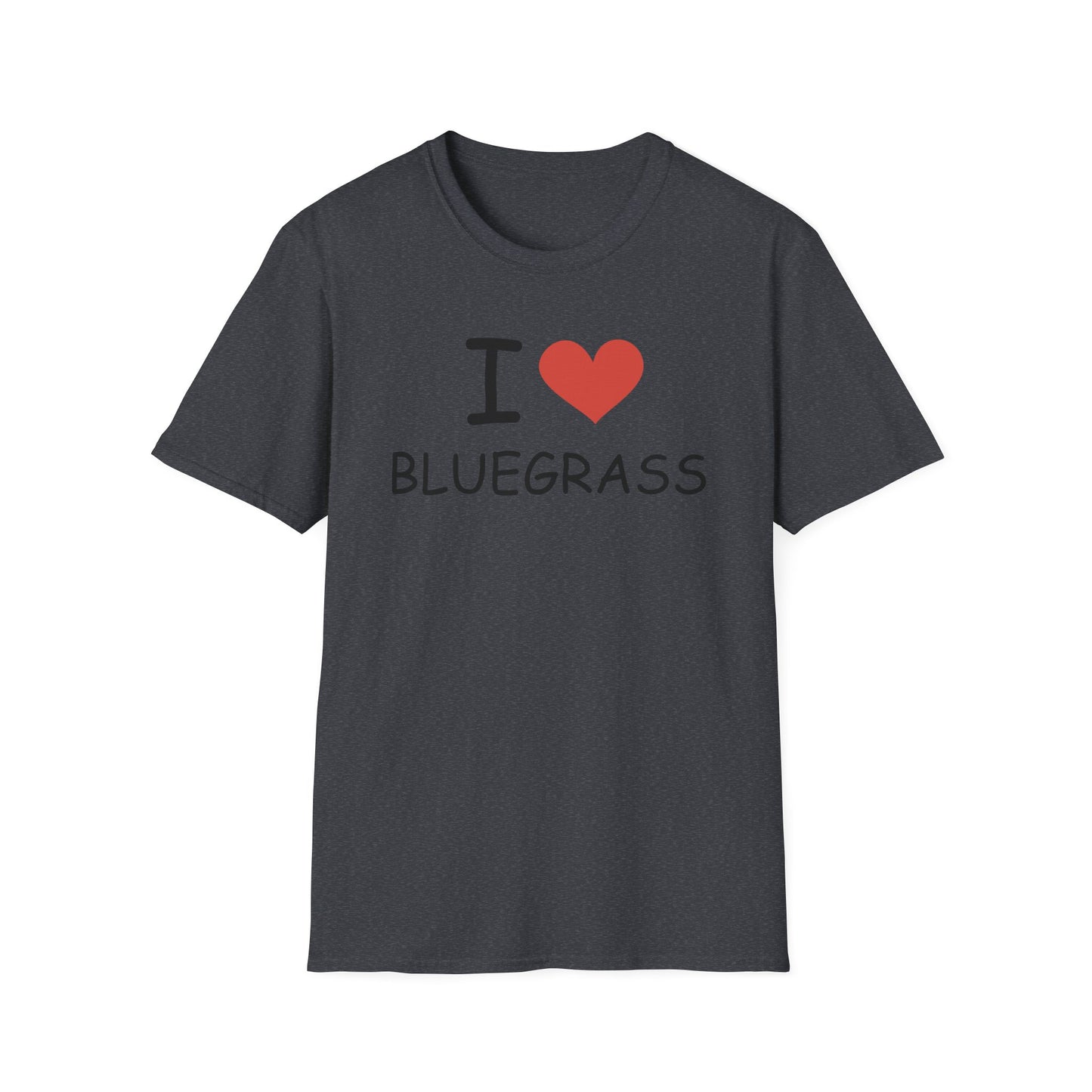 I Love Bluegrass T-Shirt, Music Lover Gift, Festival Shirt