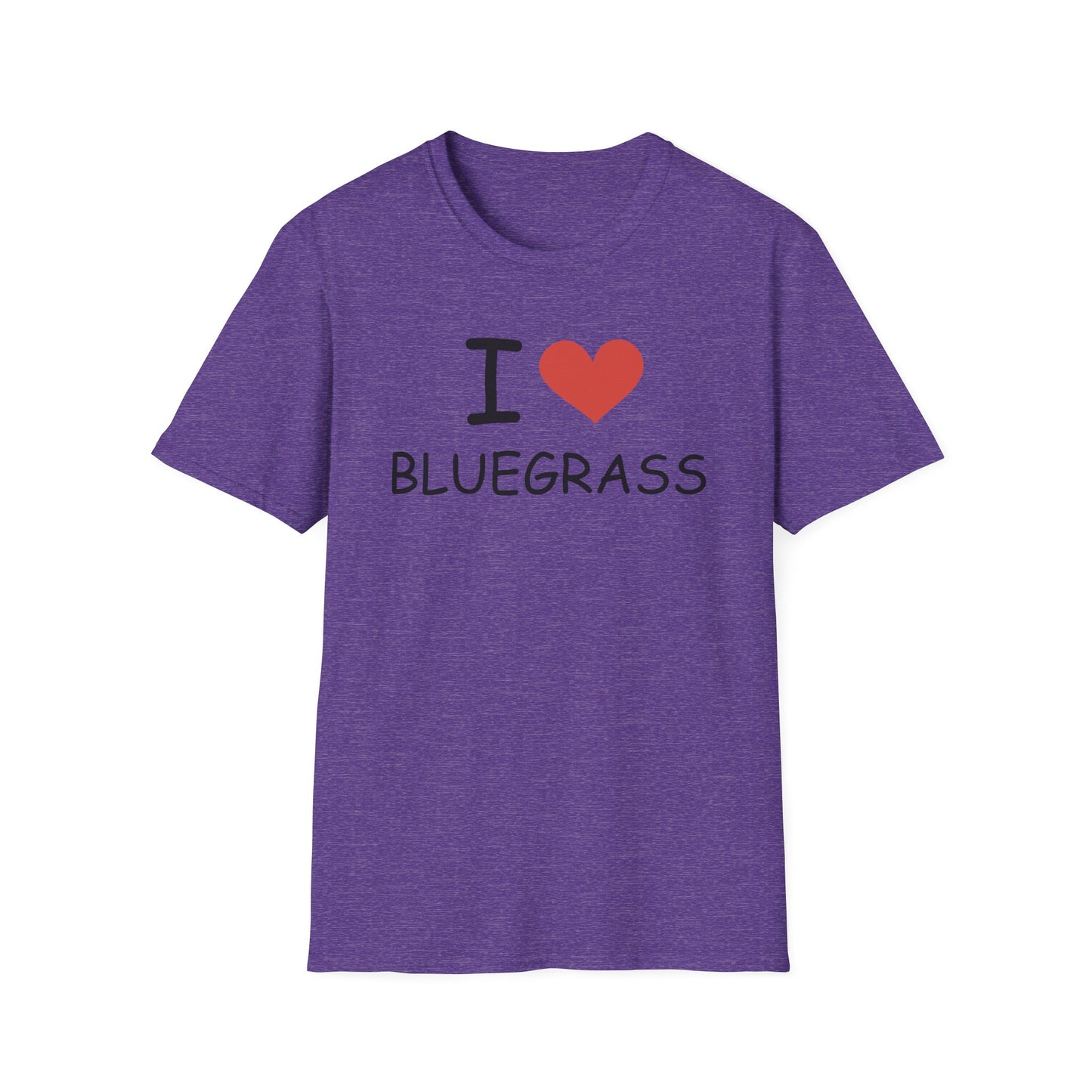 I Love Bluegrass T-Shirt, Music Lover Gift, Festival Shirt