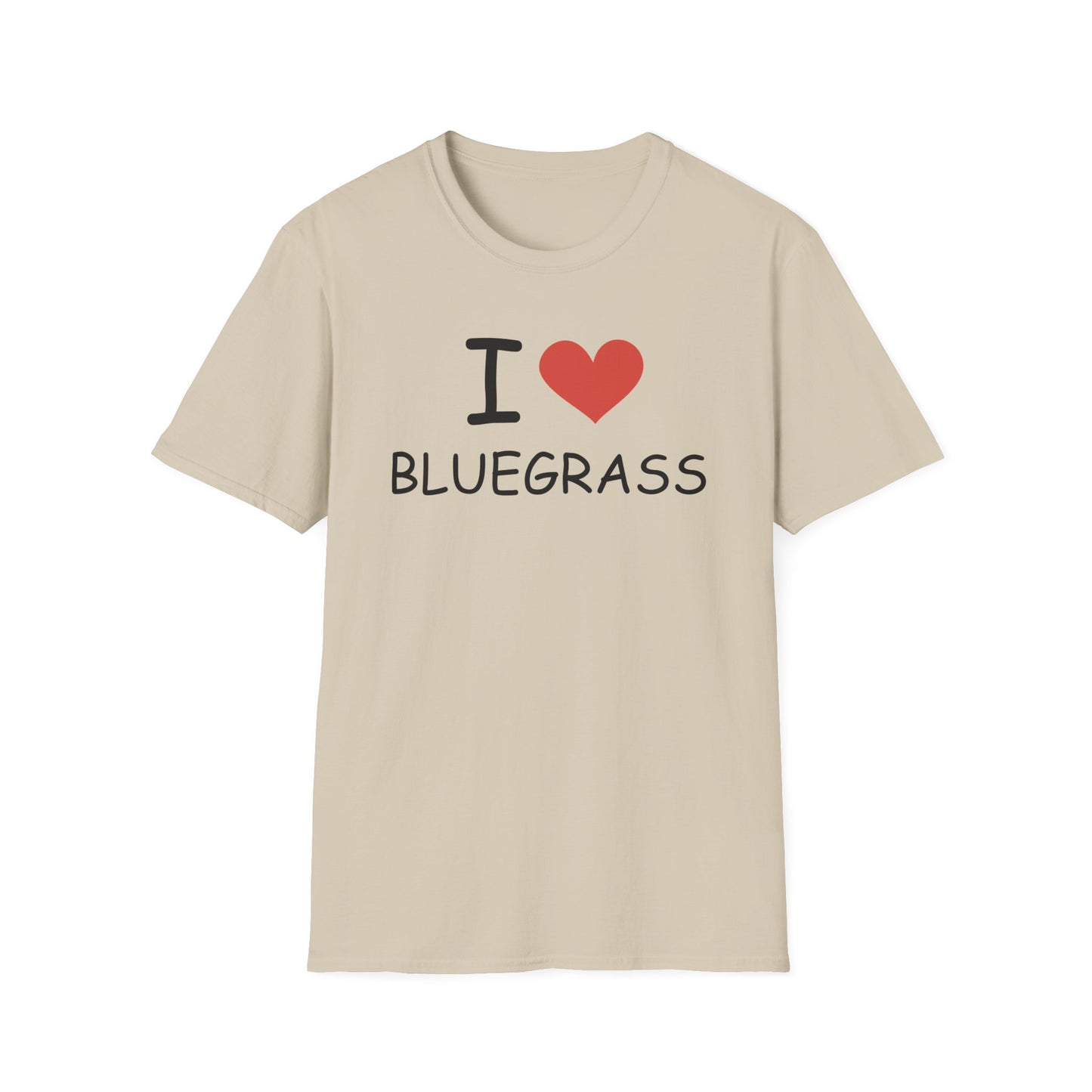 I Love Bluegrass T-Shirt, Music Lover Gift, Festival Shirt