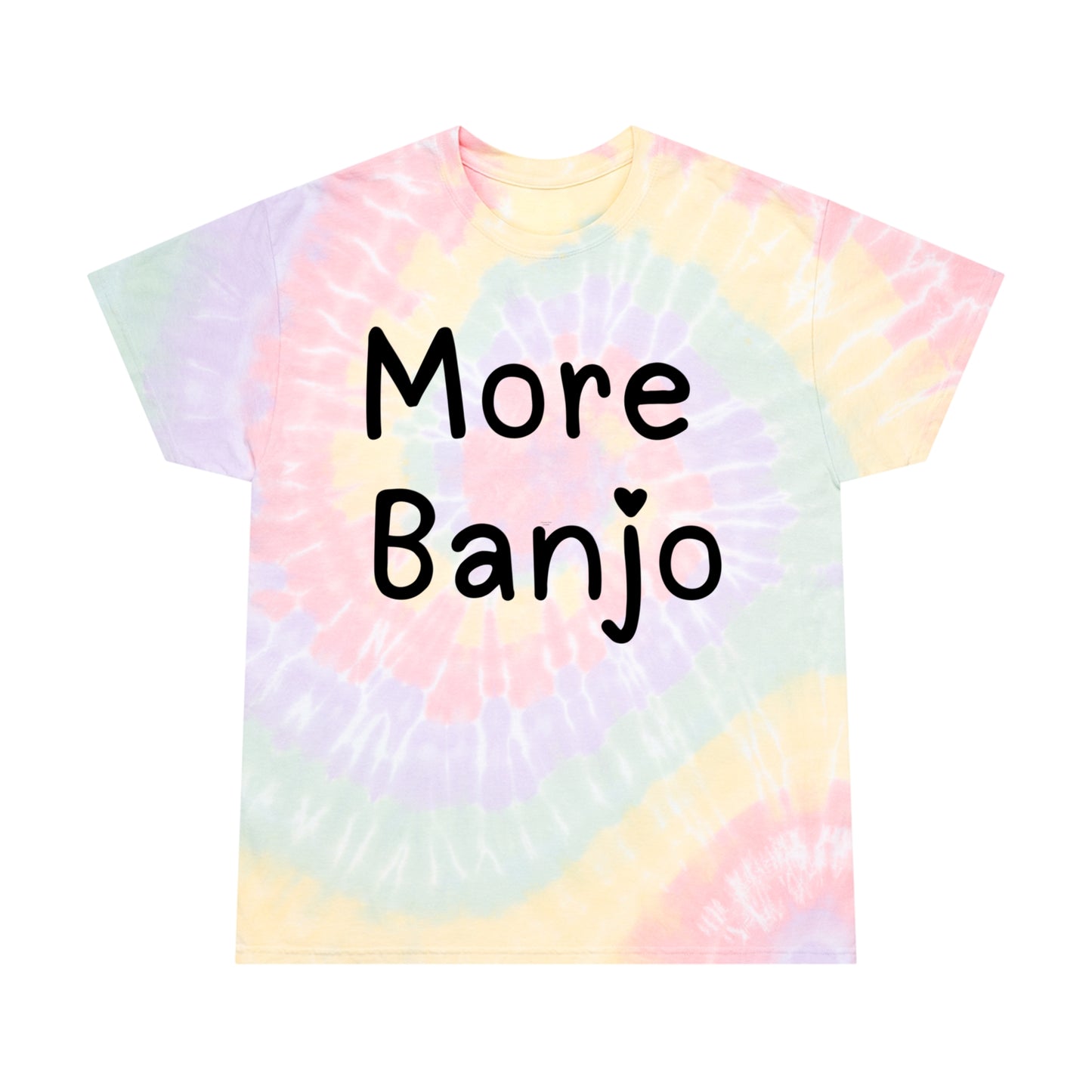 More Banjo Hazy Rainbow Tie Dye T-shirt, Banjo Lover Gift, Music Lover Gift, Festival Shirt, Bluegrass T-shirt