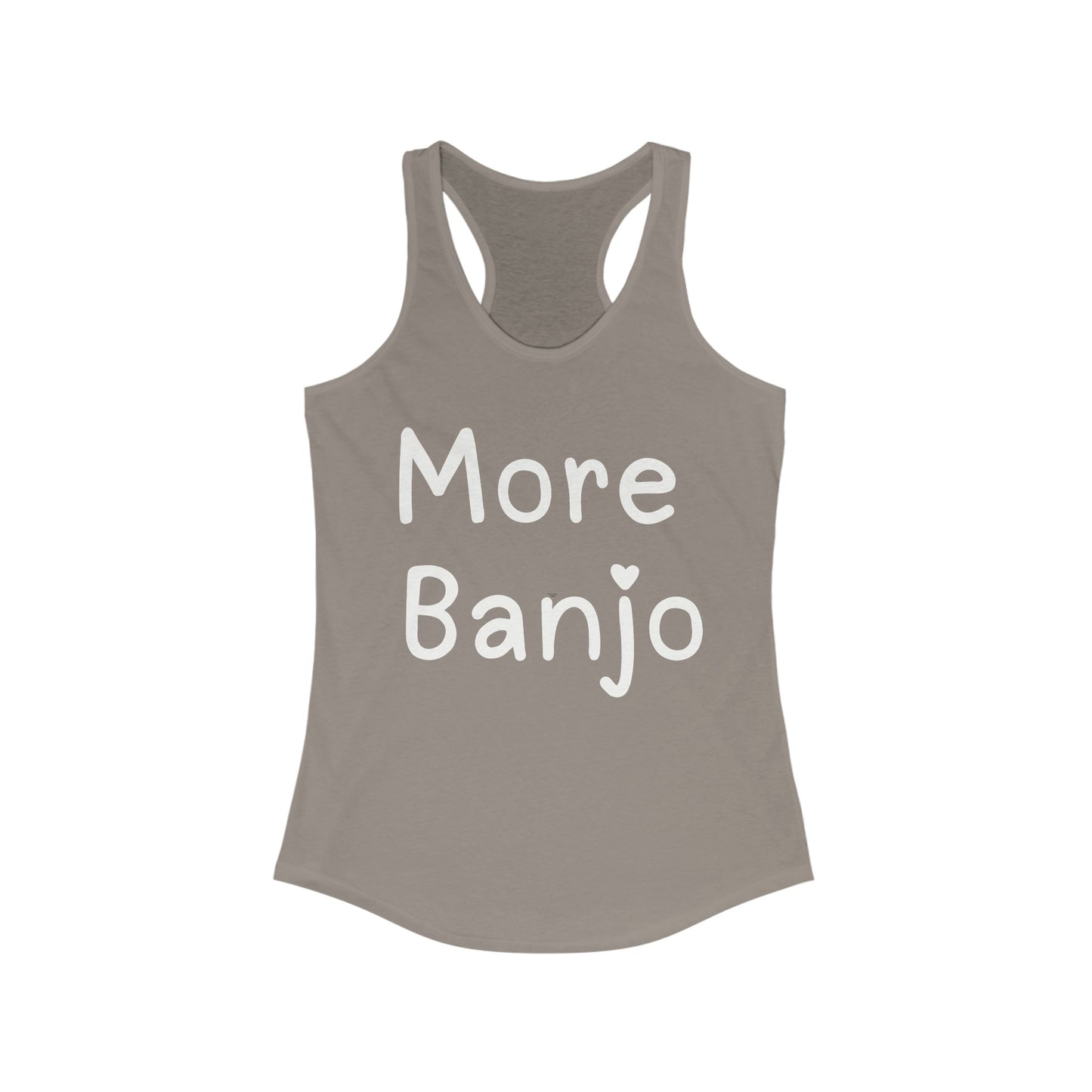 More Banjo Racerback Tank Top, Bluegrass Tank Top, Music Lover Gift, Banjo Player Gift, Festival Tank Top
