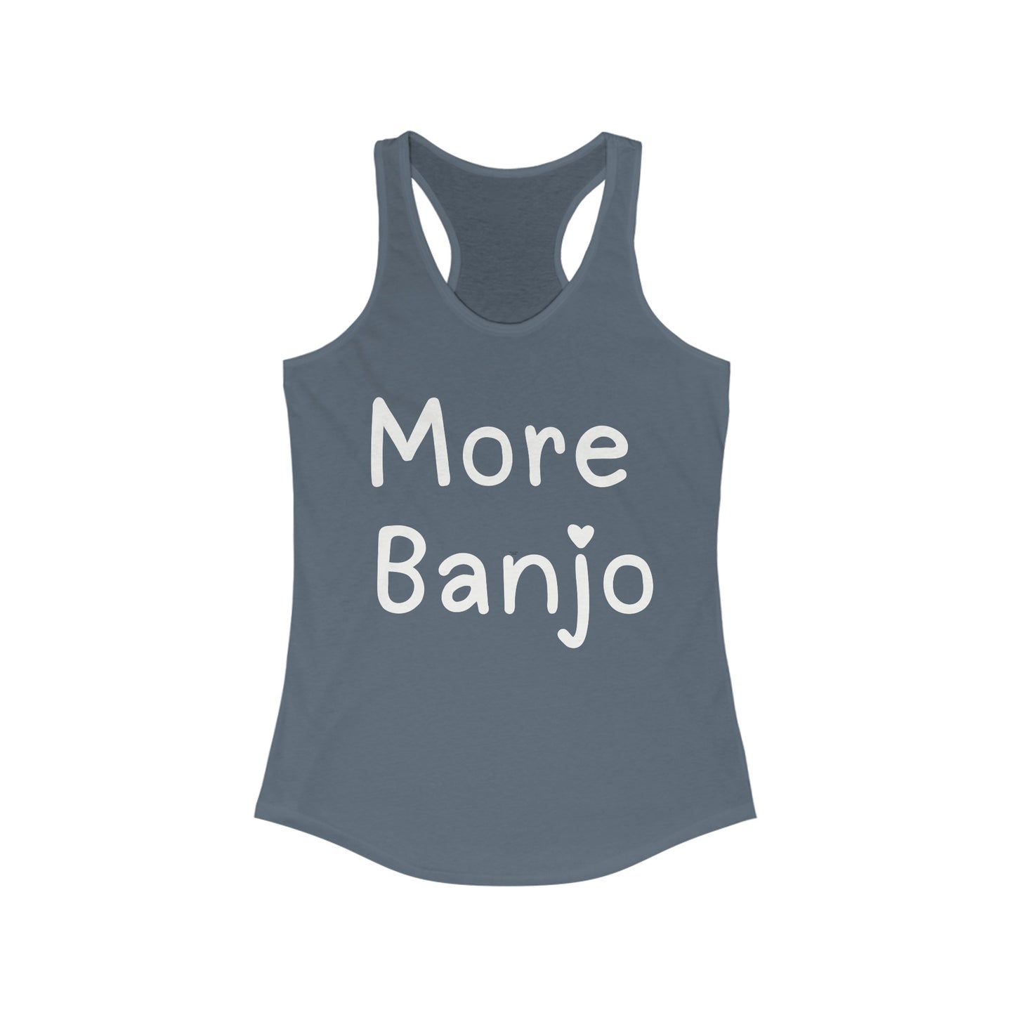 More Banjo Racerback Tank Top, Bluegrass Tank Top, Music Lover Gift, Banjo Player Gift, Festival Tank Top