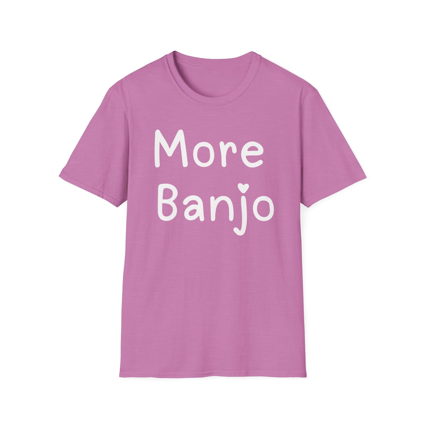 More Banjo T-shirt, Banjo Lover Gift, Music Lover Gift, Festival Shirt, Bluegrass T-shirt