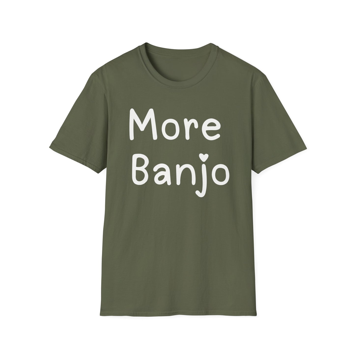 More Banjo T-shirt, Banjo Lover Gift, Music Lover Gift, Festival Shirt, Bluegrass T-shirt