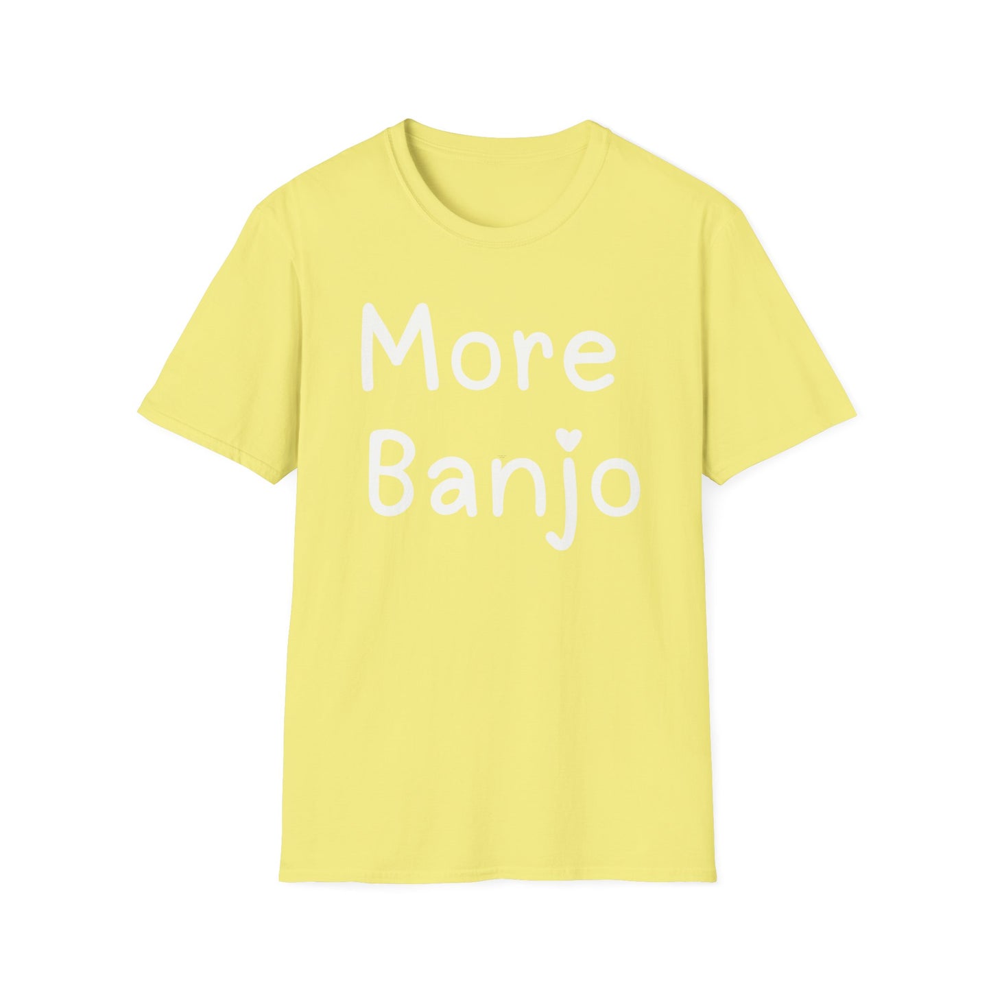 More Banjo T-shirt, Banjo Lover Gift, Music Lover Gift, Festival Shirt, Bluegrass T-shirt