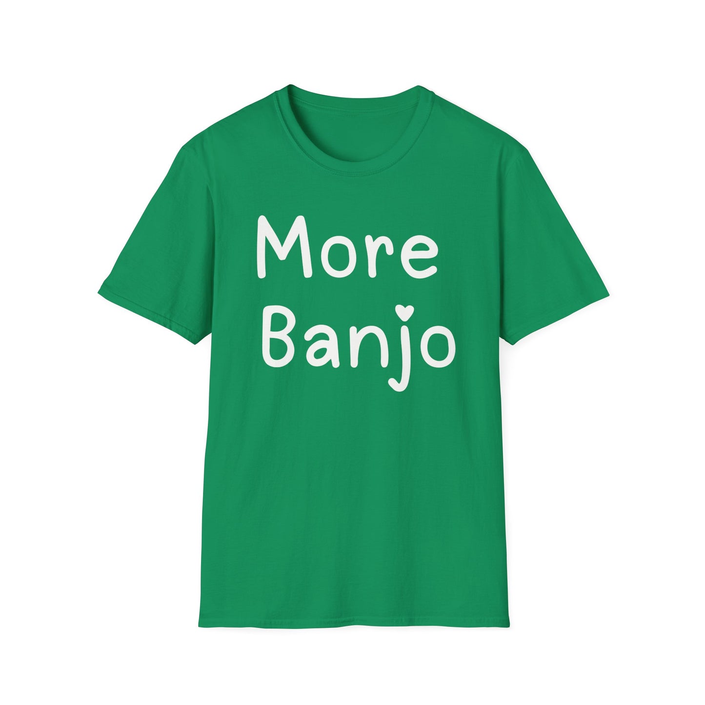 More Banjo T-shirt, Banjo Lover Gift, Music Lover Gift, Festival Shirt, Bluegrass T-shirt
