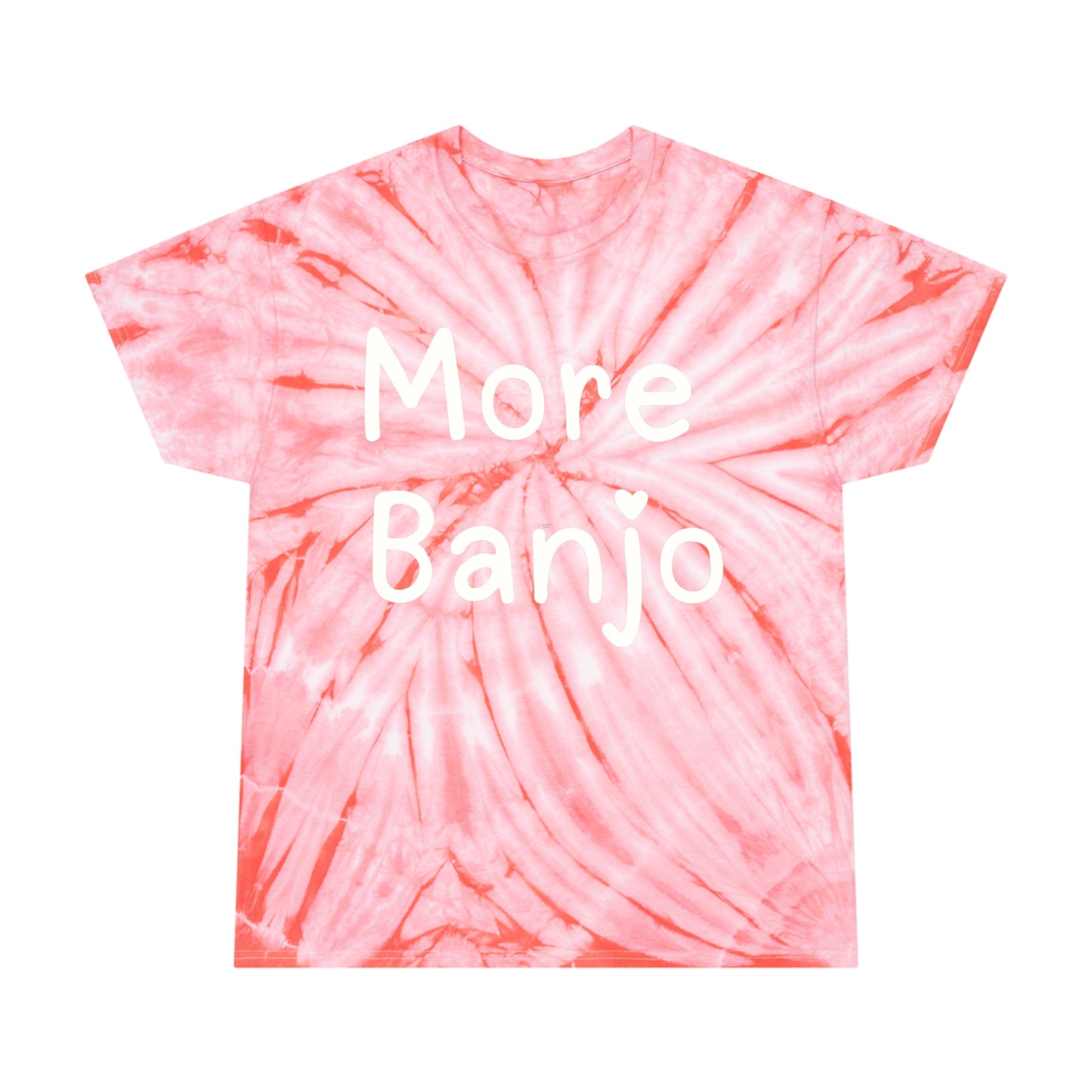 More Banjo Tie Dye Cyclone T-shirt, Banjo Lover Gift, Music Lover Gift, Festival Shirt, Bluegrass T-shirt