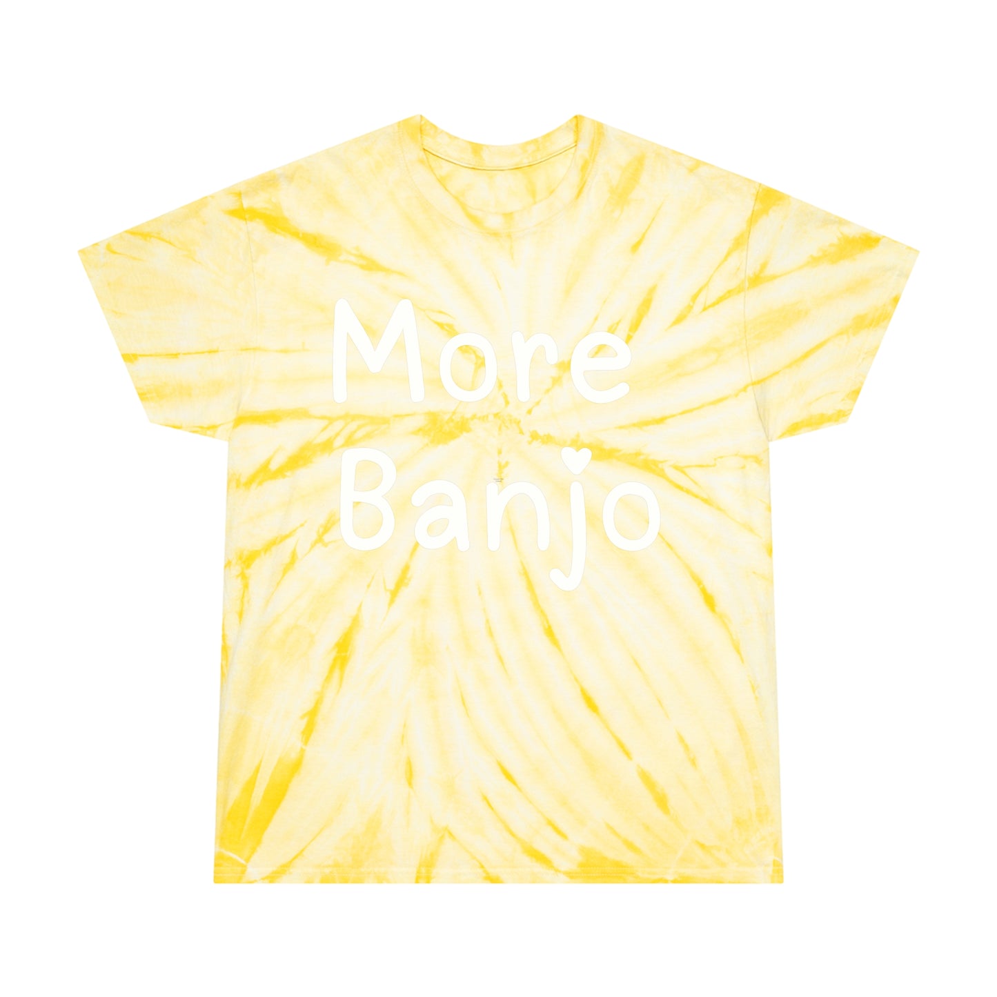 More Banjo Tie Dye Cyclone T-shirt, Banjo Lover Gift, Music Lover Gift, Festival Shirt, Bluegrass T-shirt