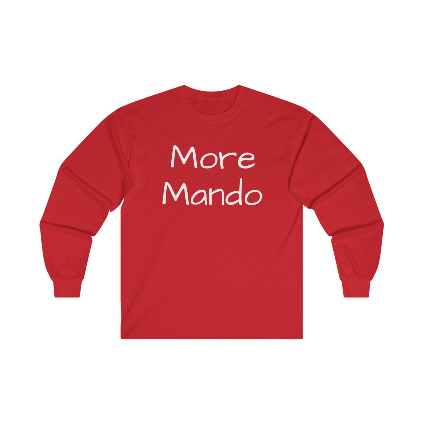 More Mando Unisex Ultra Cotton Long Sleeve T-shirt, Mando Tee, Mandolin Lover Gift, Mandolin Player Gift