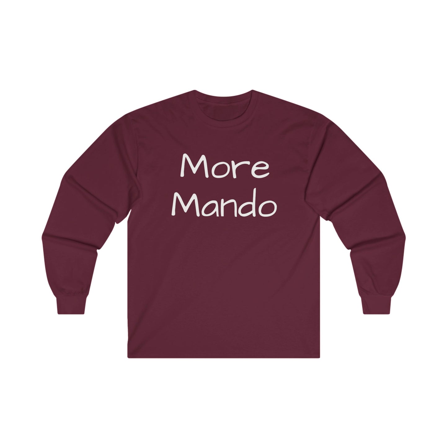 More Mando Unisex Ultra Cotton Long Sleeve T-shirt, Mando Tee, Mandolin Lover Gift, Mandolin Player Gift