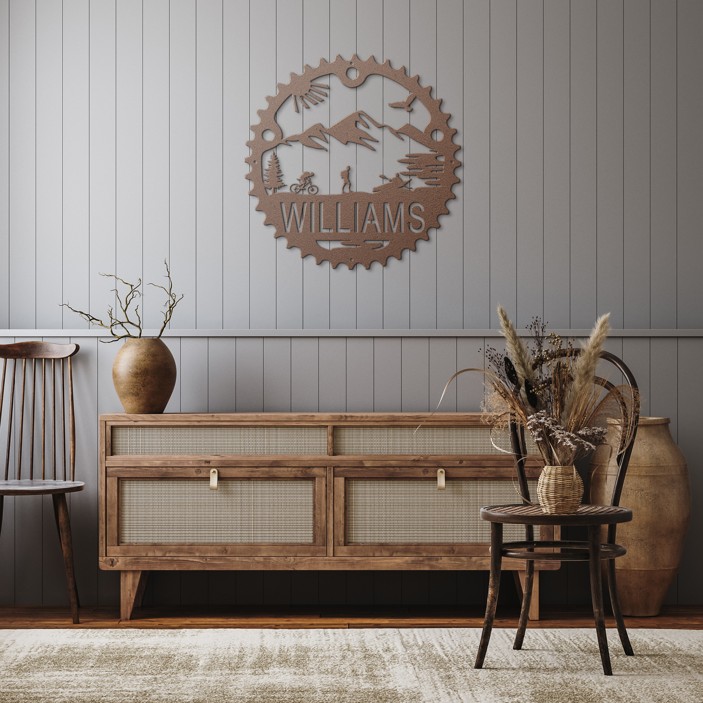 Personalized_Adventure_Racing_Chain_Ring_Copper_Rustic_Hallway_Mockup.png