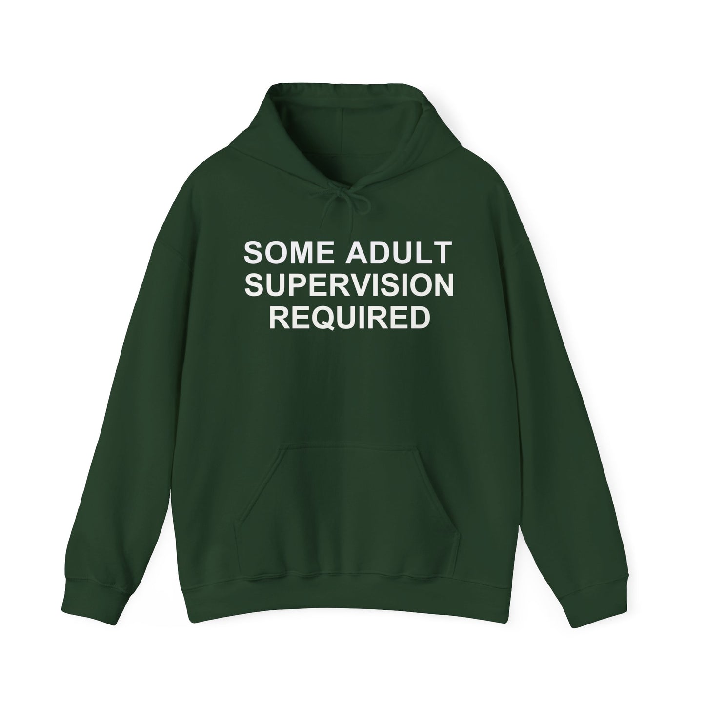 Some Adult Supervision Required Unisex Heavy Blend™ Hoodie Sweatshirt, Funny Hoodie For Men, Women